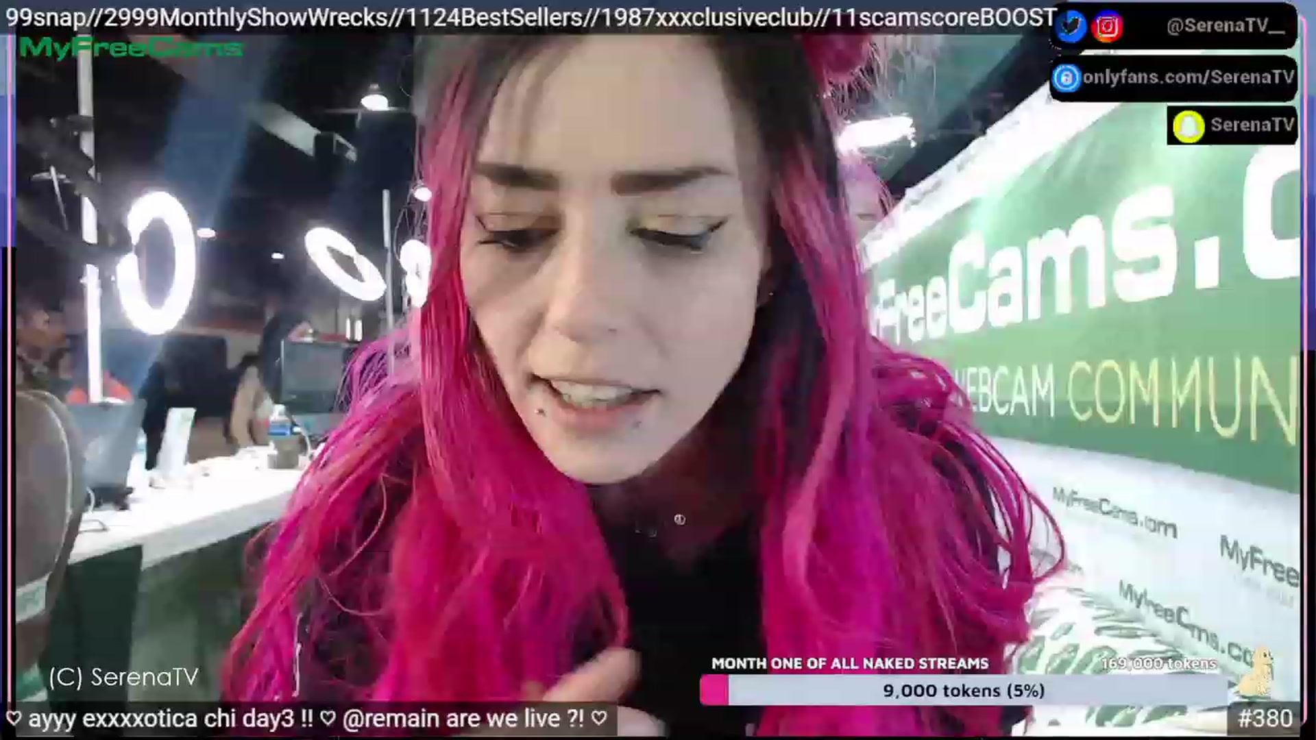 Gallery image thumbnail from serenatv's myfreecams stream on, 04/23/2023, 20:45 image 1 of 20