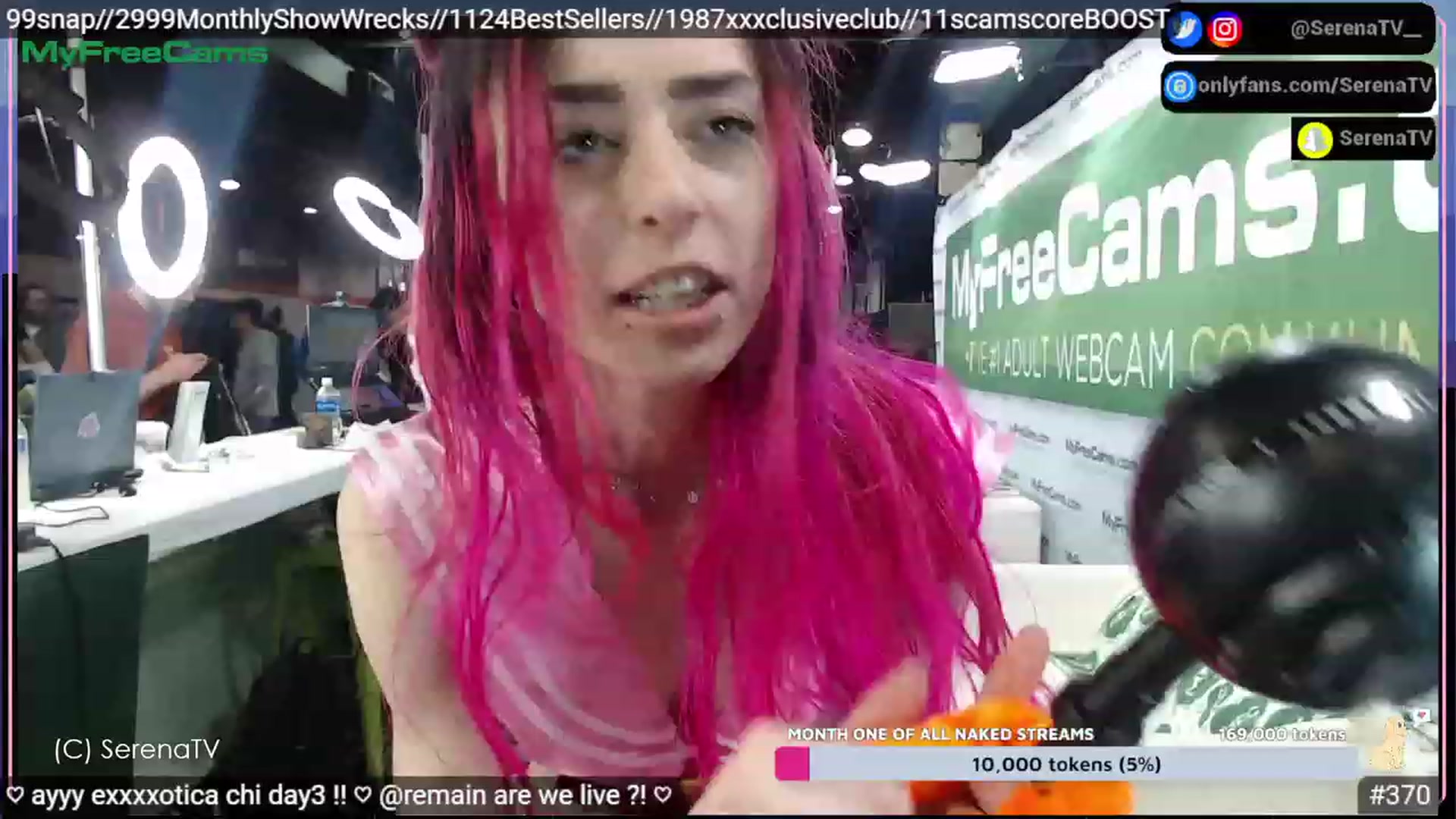 Gallery image thumbnail from serenatv's myfreecams stream on, 04/23/2023, 20:45 image 17 of 20
