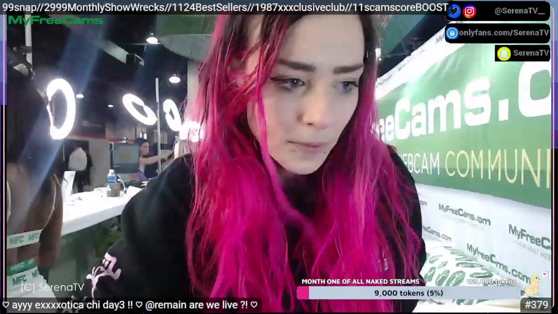 Gallery image thumbnail from serenatv's myfreecams stream on, 04/23/2023, 20:45 image 3 of 20