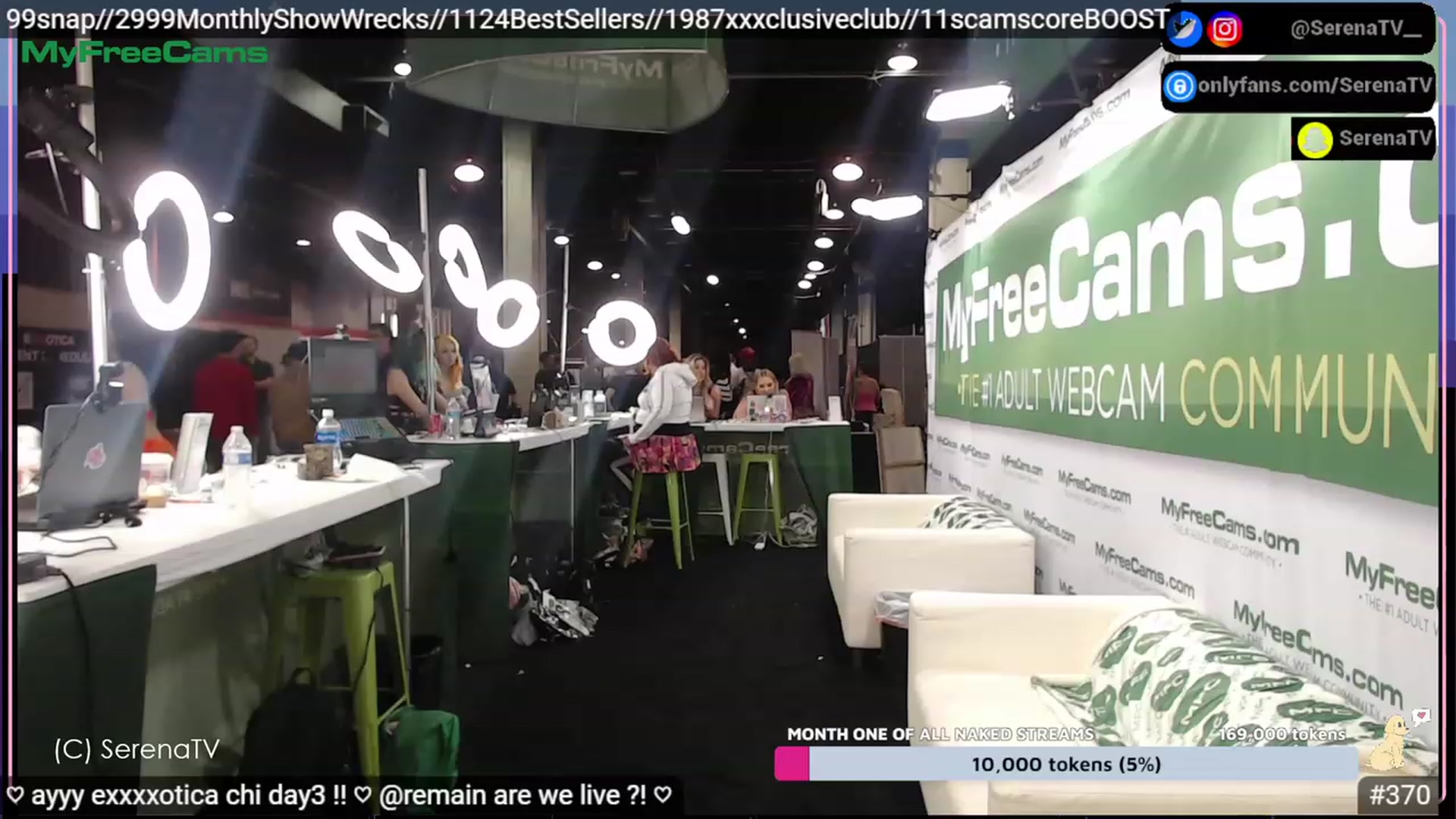 Gallery image thumbnail from serenatv's myfreecams stream on, 04/23/2023, 20:45 image 12 of 20