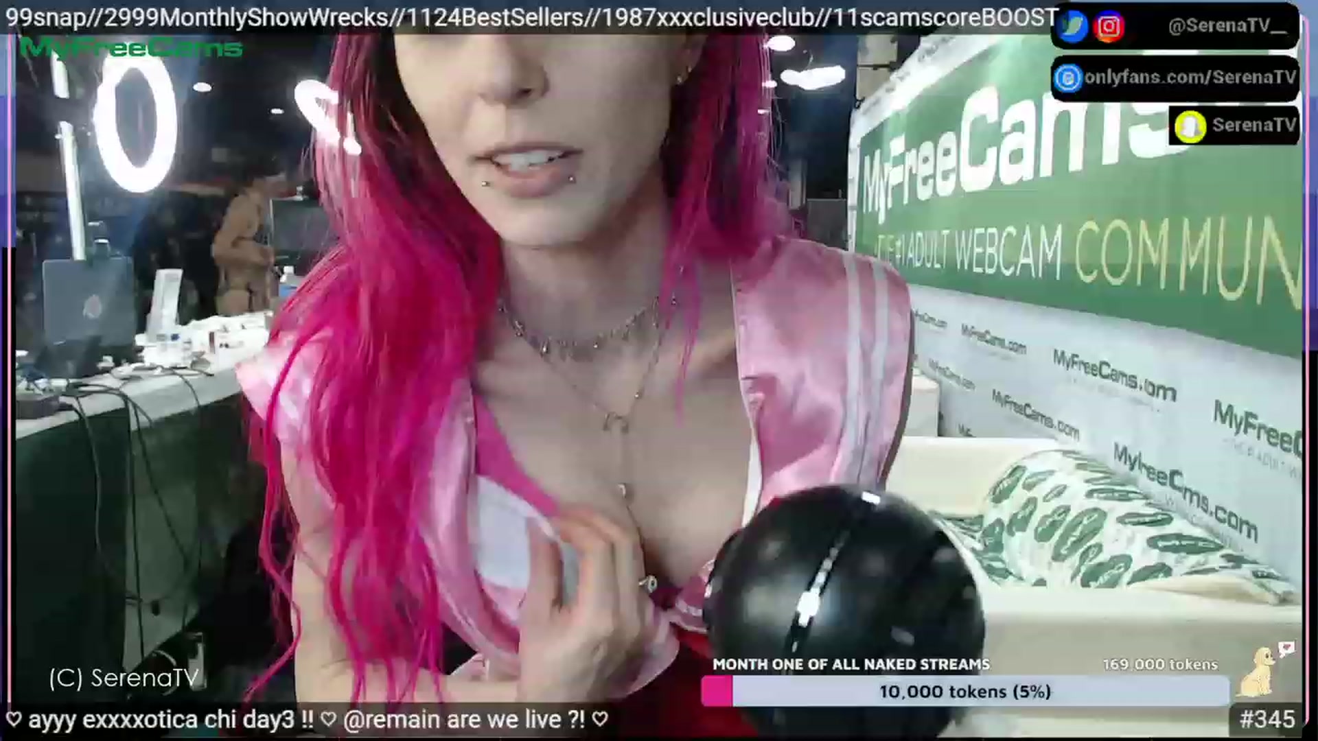 Gallery image thumbnail from serenatv's myfreecams stream on, 04/23/2023, 22:31 image 4 of 20