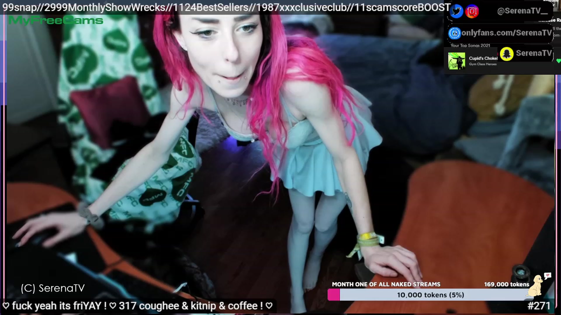Gallery image thumbnail from serenatv's myfreecams stream on, 04/28/2023, 20:02 image 2 of 20
