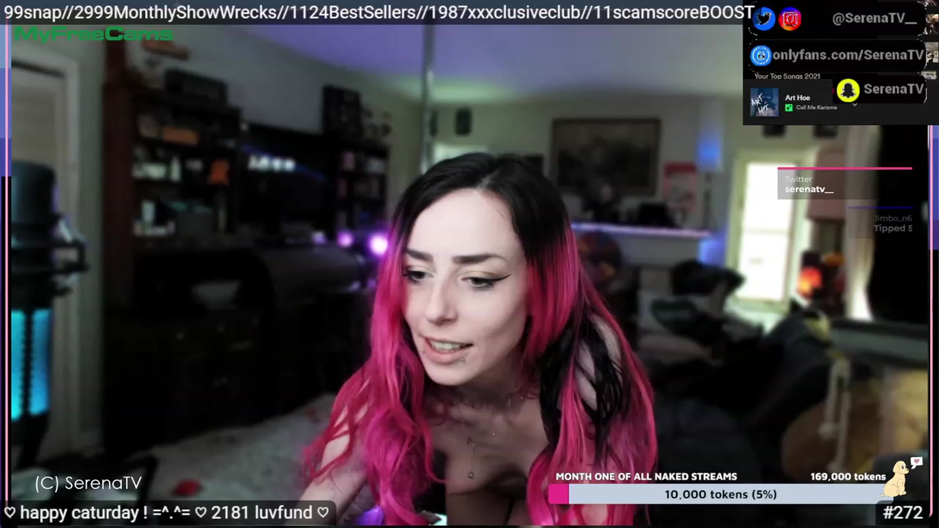 Gallery image thumbnail from serenatv's myfreecams stream on, 04/29/2023, 20:54 image 13 of 20