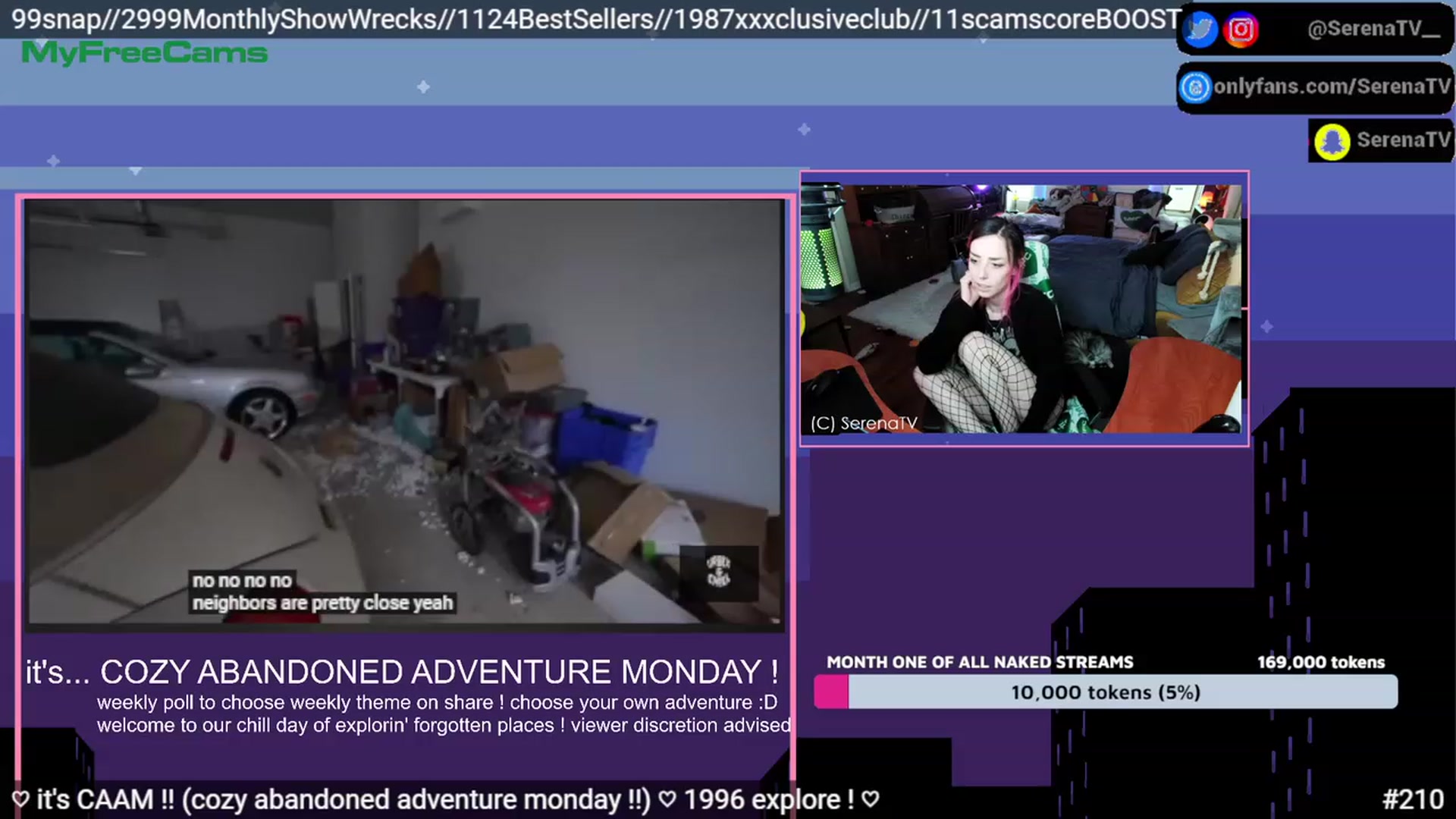 Gallery image thumbnail from serenatv's myfreecams stream on, 05/01/2023, 20:42 image 11 of 20