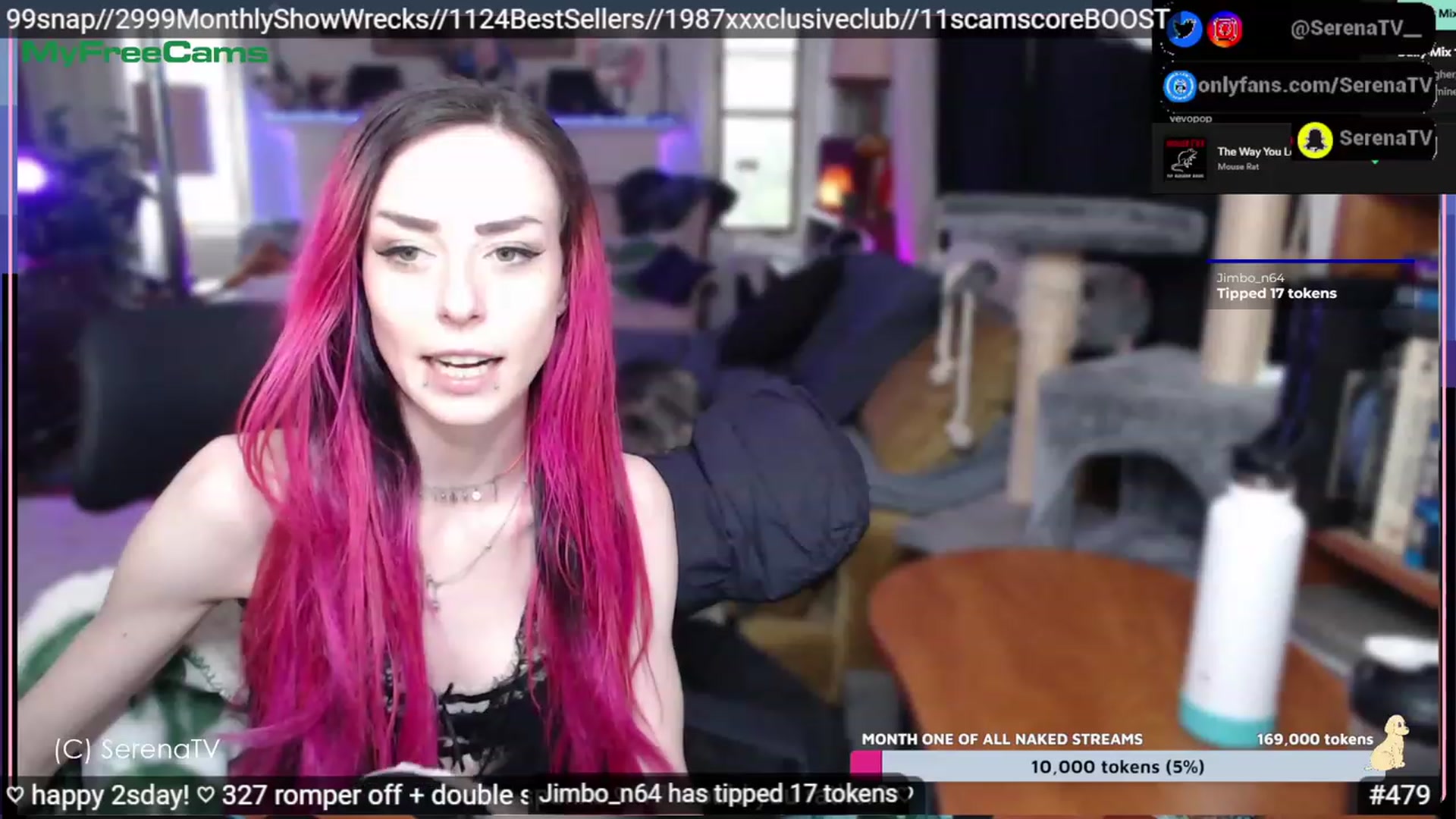 Gallery image thumbnail from serenatv's myfreecams stream on, 05/02/2023, 20:32 image 8 of 20