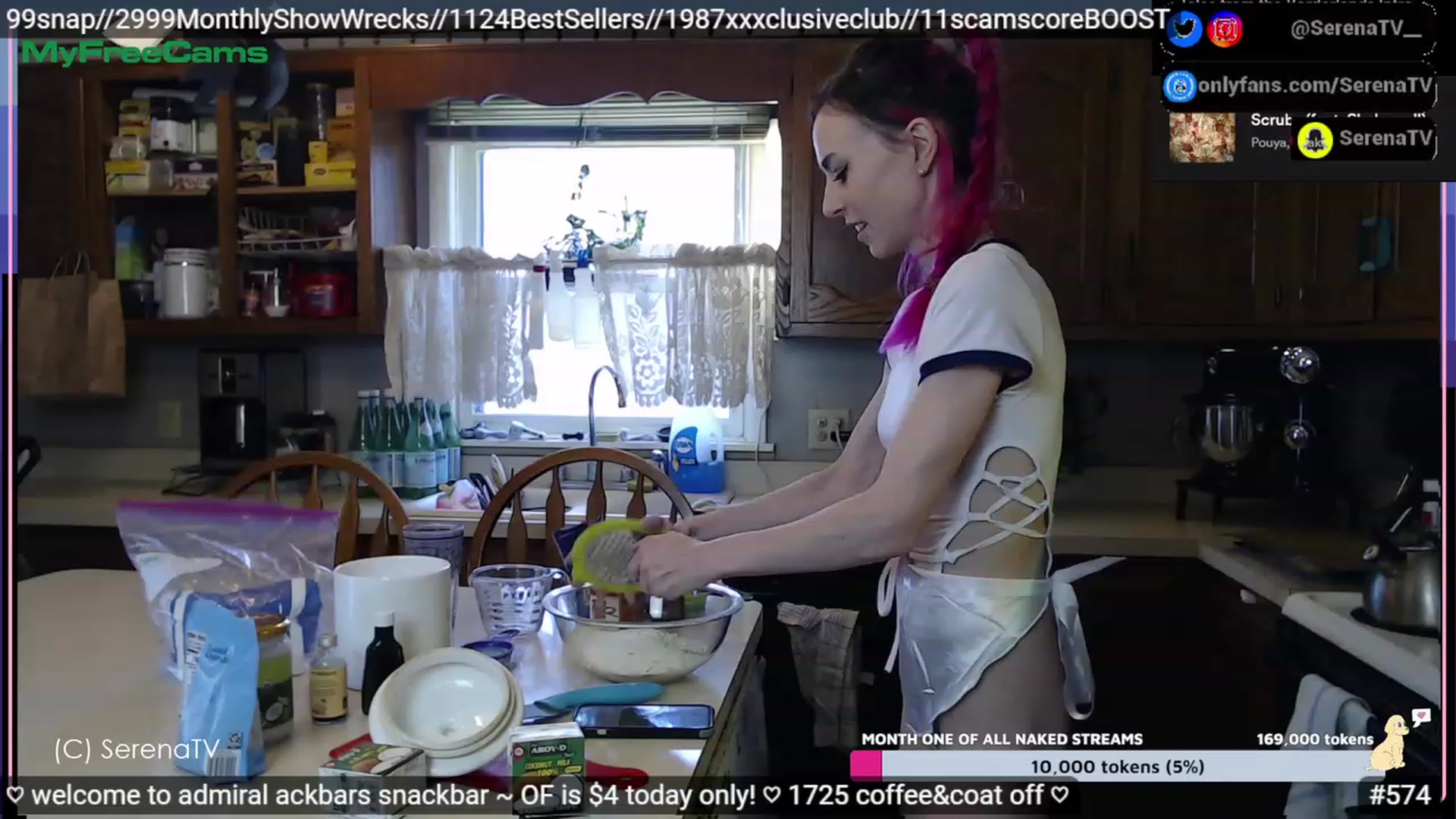 Gallery image thumbnail from serenatv's myfreecams stream on, 05/04/2023, 20:14 image 1 of 20