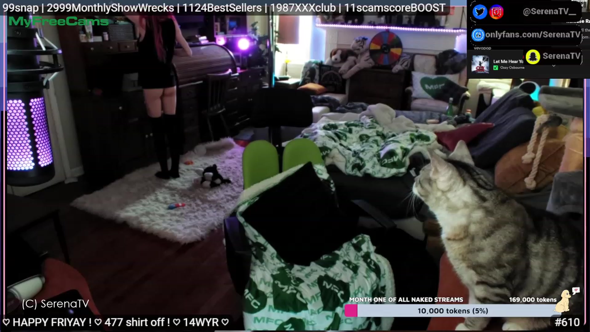 Gallery image thumbnail from serenatv's myfreecams stream on, 05/05/2023, 20:36 image 4 of 20