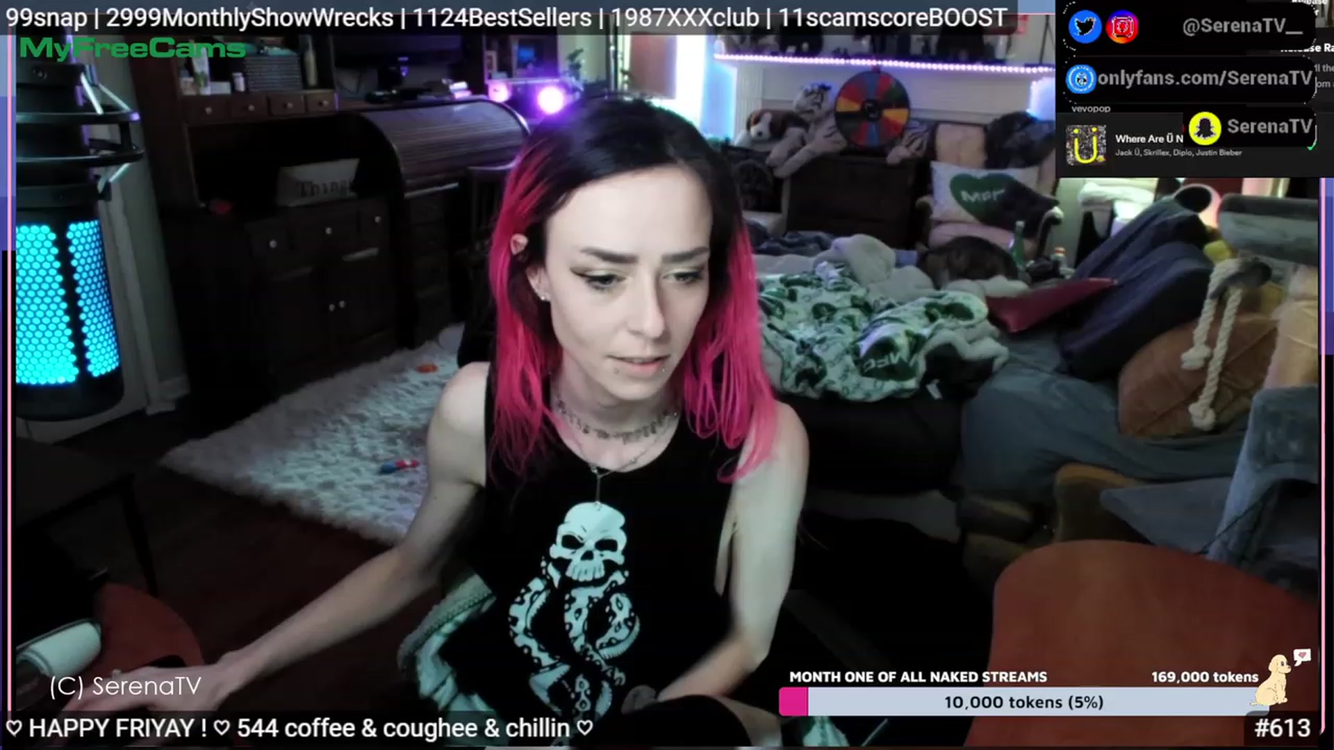 Gallery image thumbnail from serenatv's myfreecams stream on, 05/05/2023, 20:36 image 2 of 20