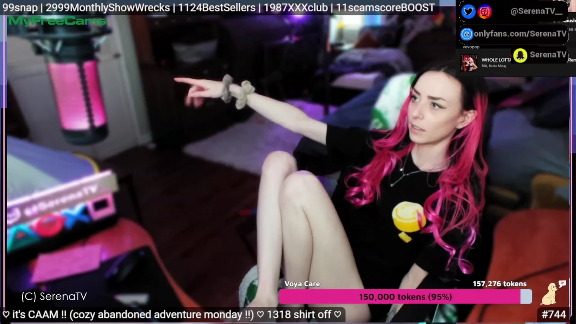 Gallery image thumbnail from serenatv's myfreecams stream on, 05/08/2023, 19:15 image 7 of 20