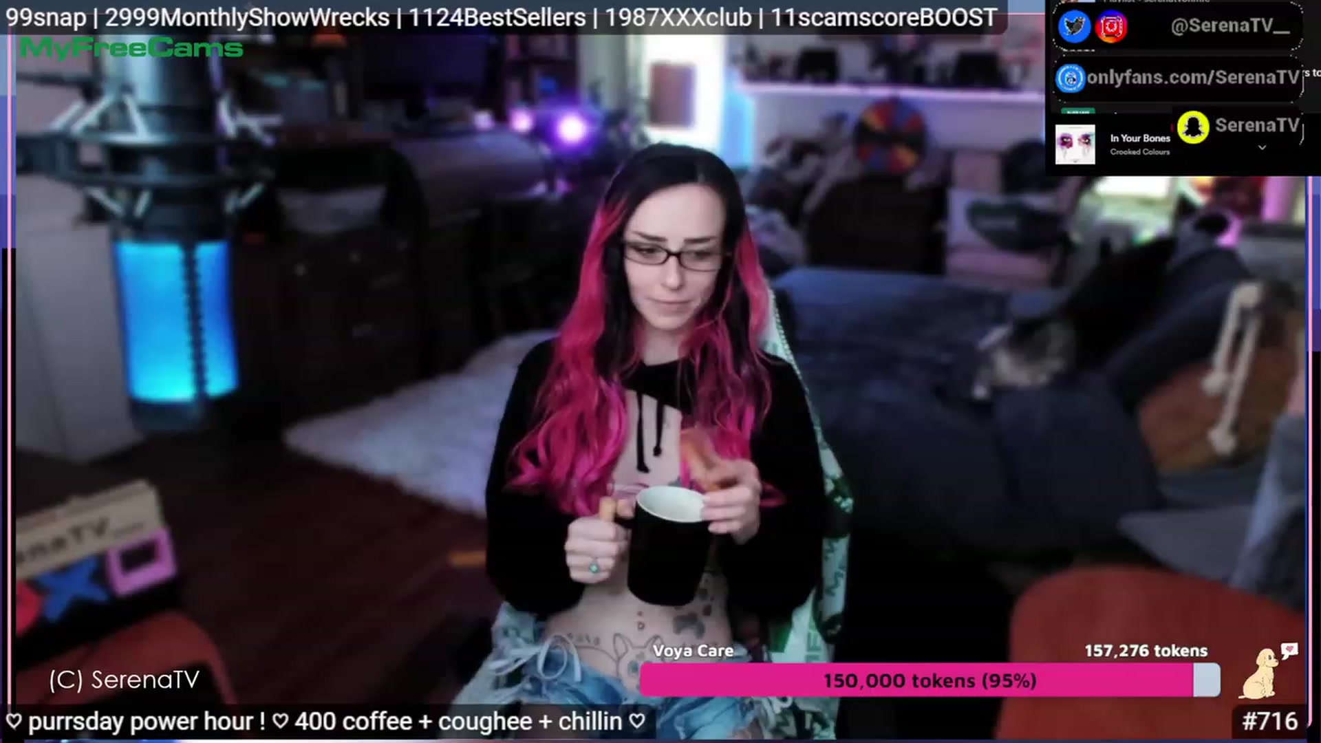 Gallery image thumbnail from serenatv's myfreecams stream on, 05/11/2023, 20:04 image 8 of 20