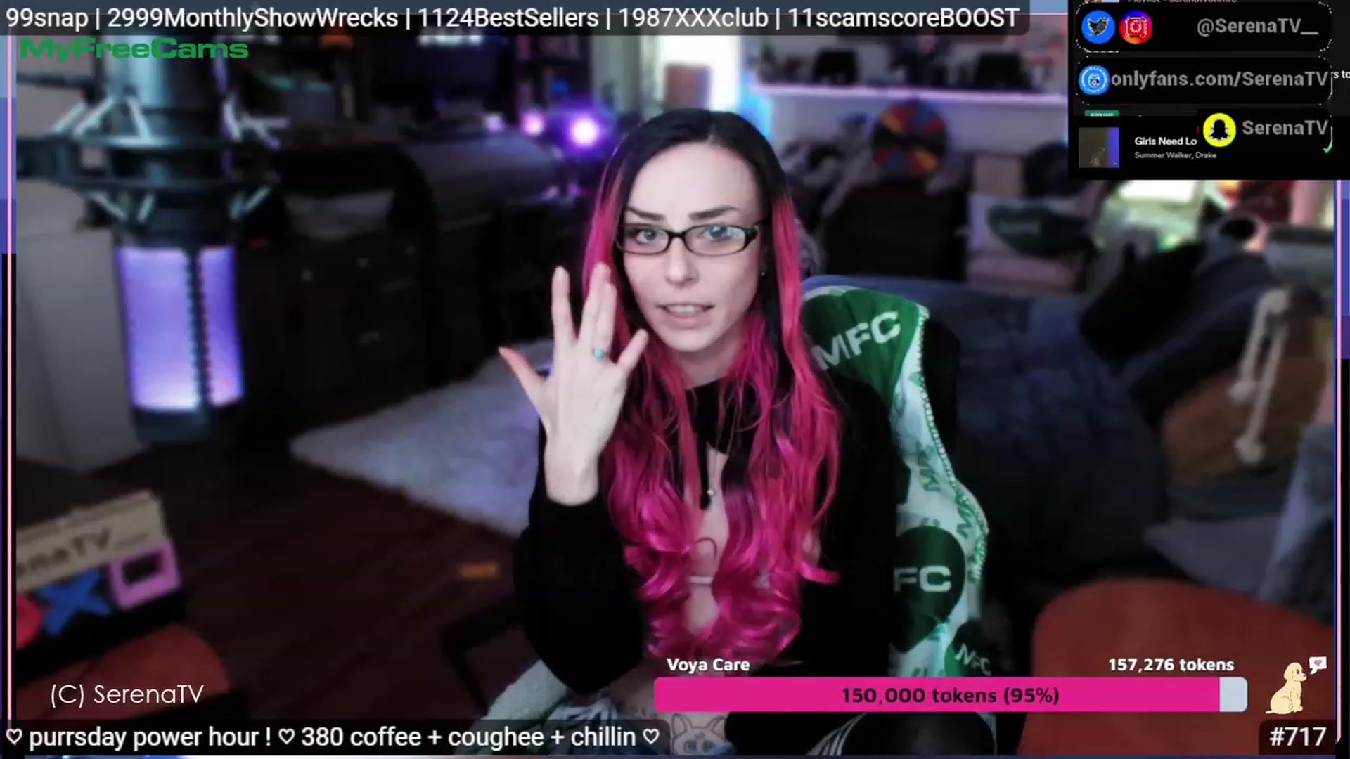 Gallery image thumbnail from serenatv's myfreecams stream on, 05/11/2023, 20:04 image 17 of 20