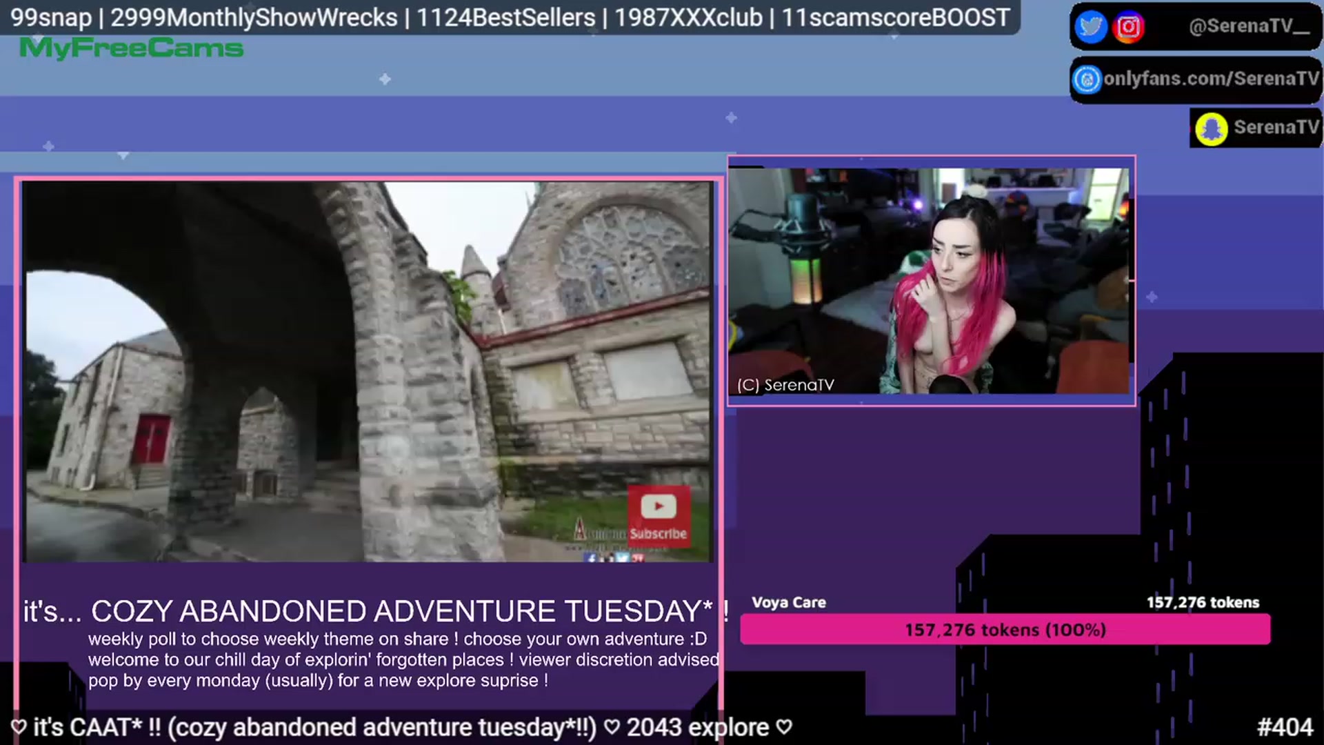 Gallery image thumbnail from serenatv's myfreecams stream on, 05/23/2023, 20:41 image 11 of 20