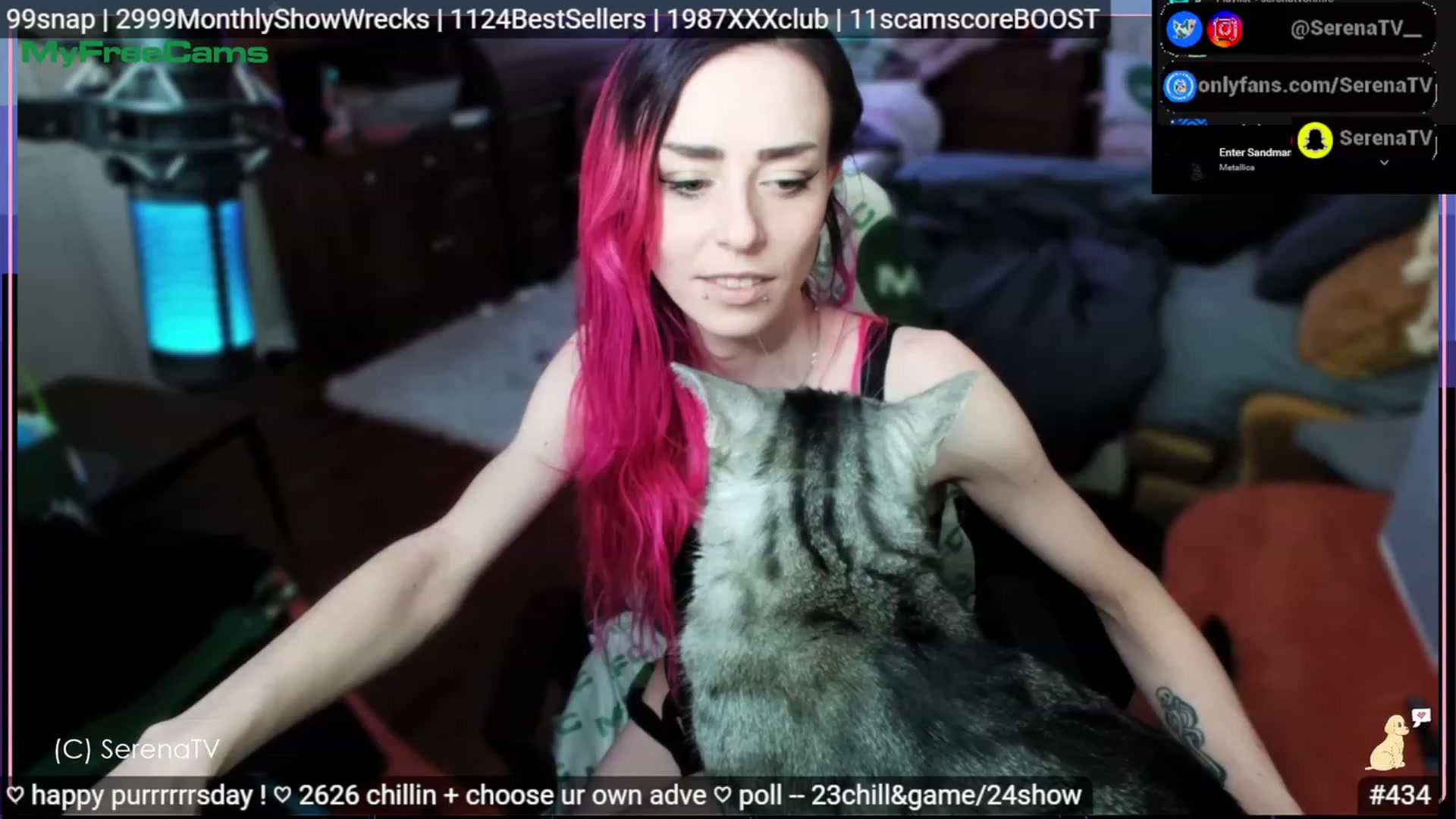 Gallery image thumbnail from serenatv's myfreecams stream on, 05/25/2023, 20:51 image 3 of 20