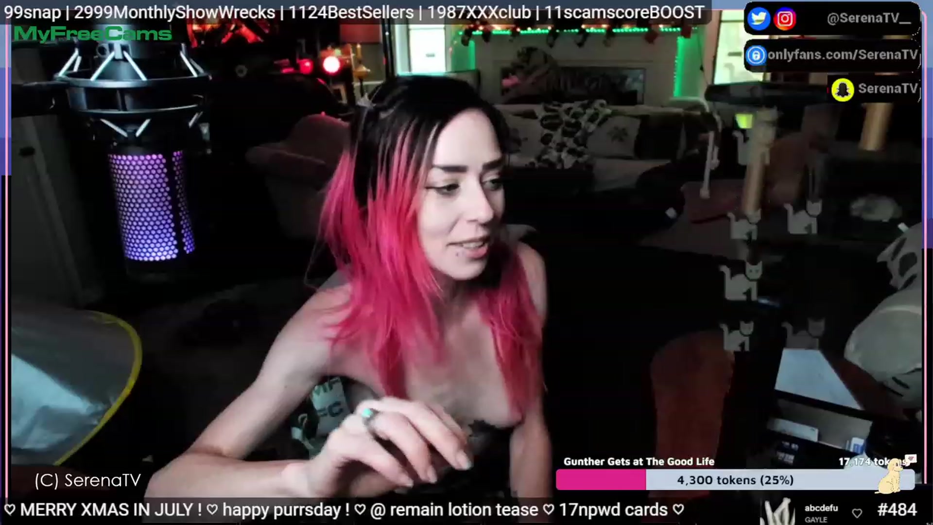 Gallery image thumbnail from serenatv's myfreecams stream on, 07/20/2023, 20:18 image 9 of 20