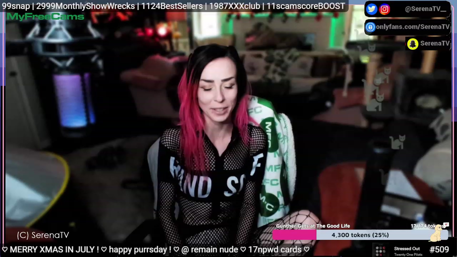 Gallery image thumbnail from serenatv's myfreecams stream on, 07/20/2023, 20:18 image 3 of 20