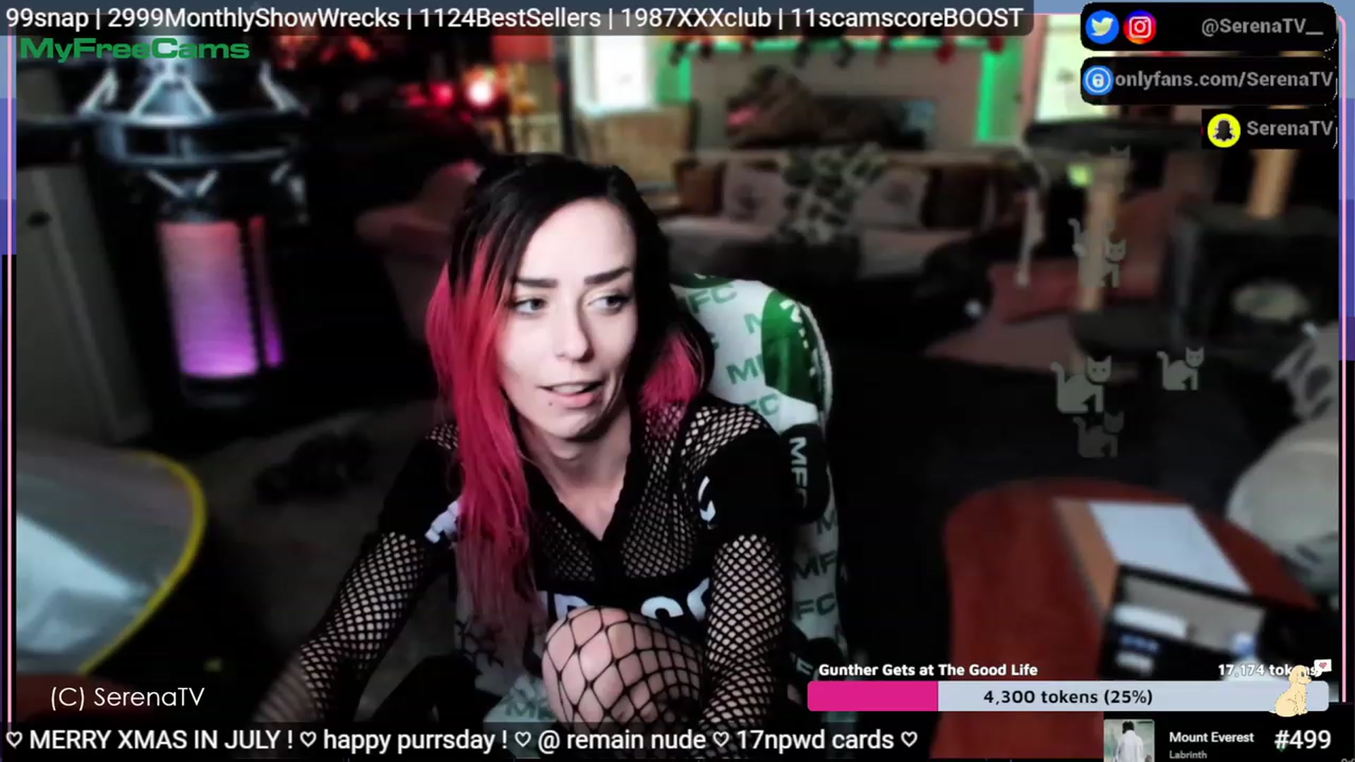 Gallery image thumbnail from serenatv's myfreecams stream on, 07/20/2023, 20:18 image 5 of 20