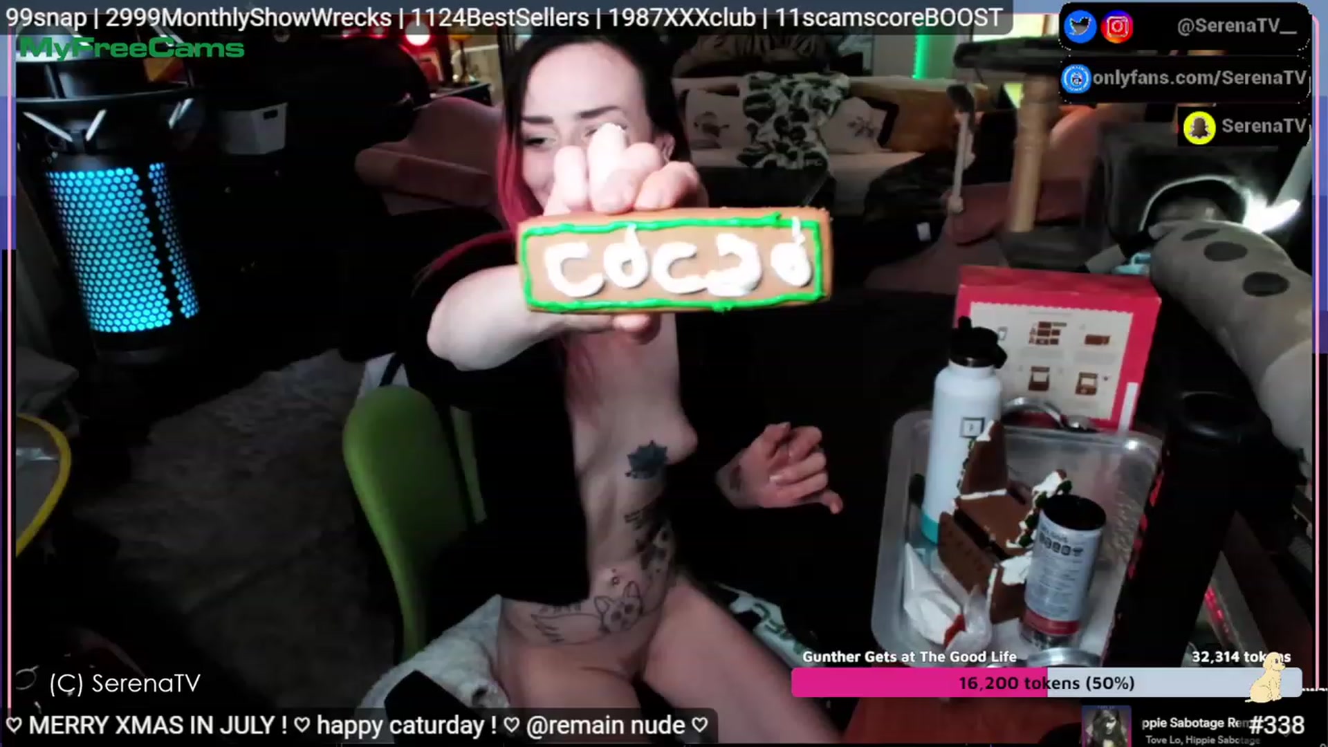 Gallery image thumbnail from serenatv's myfreecams stream on, 07/22/2023, 21:17 image 17 of 20