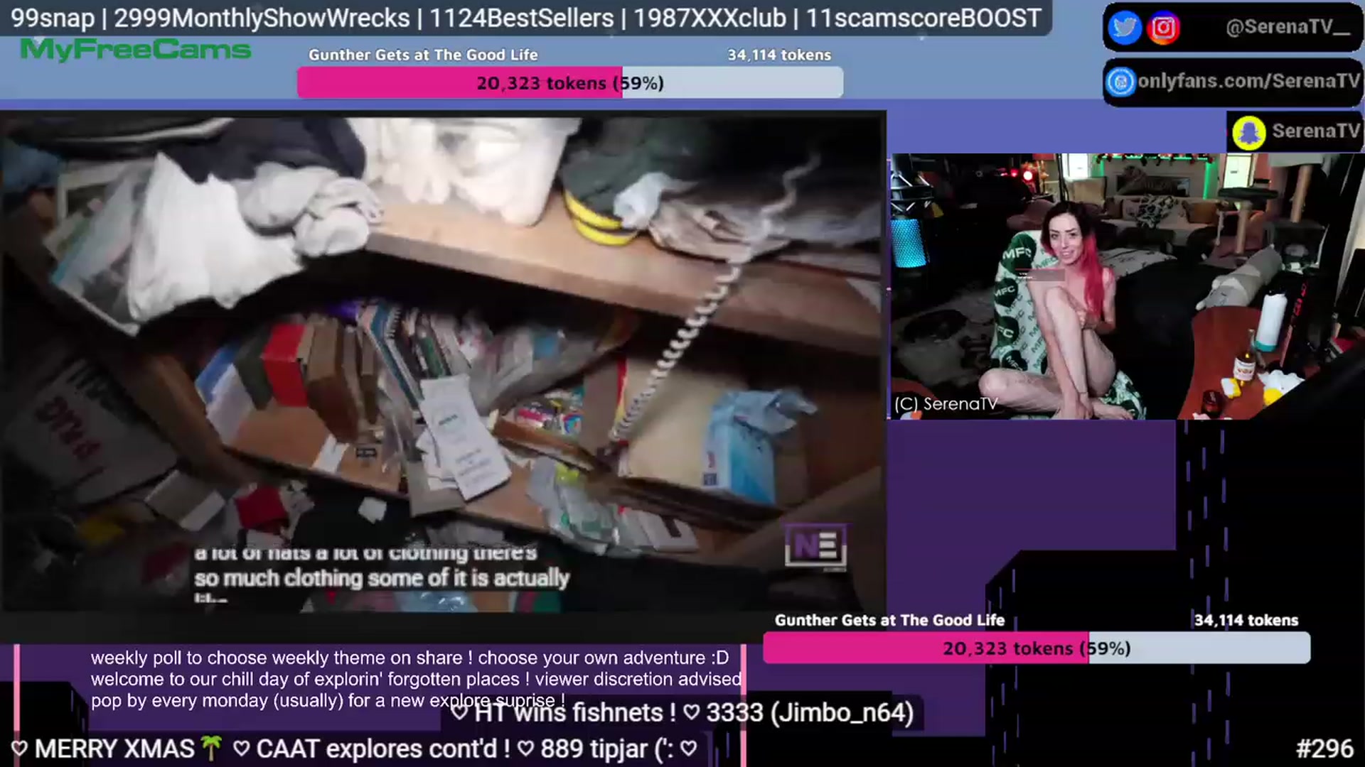 Gallery image thumbnail from serenatv's myfreecams stream on, 07/25/2023, 20:47 image 14 of 20