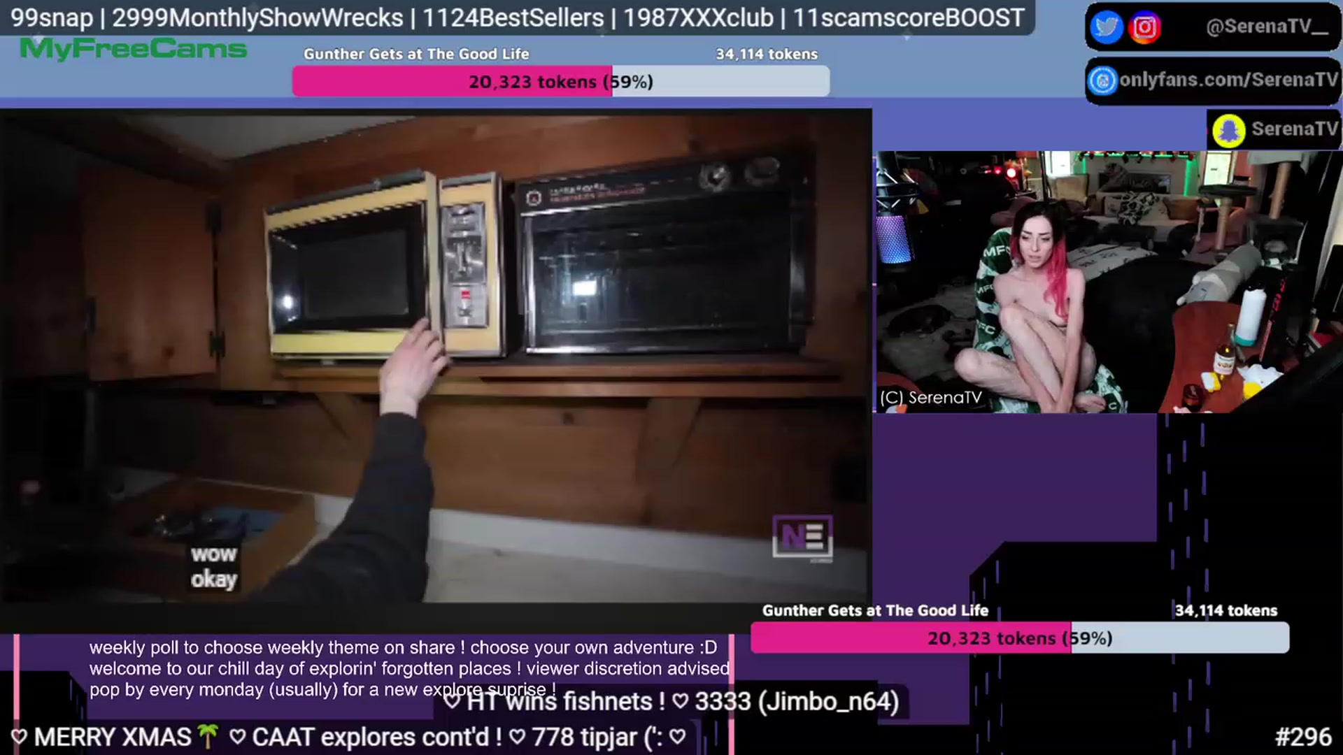 Gallery image thumbnail from serenatv's myfreecams stream on, 07/25/2023, 20:47 image 15 of 20