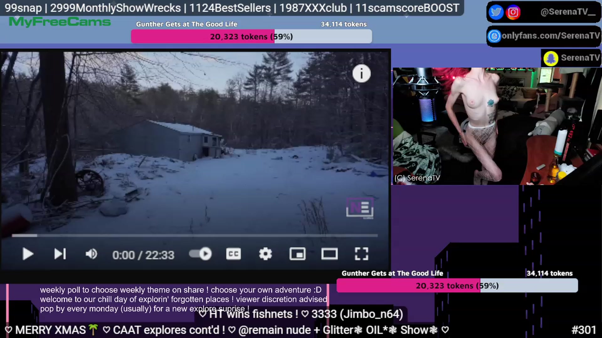 Gallery image thumbnail from serenatv's myfreecams stream on, 07/25/2023, 20:47 image 9 of 20