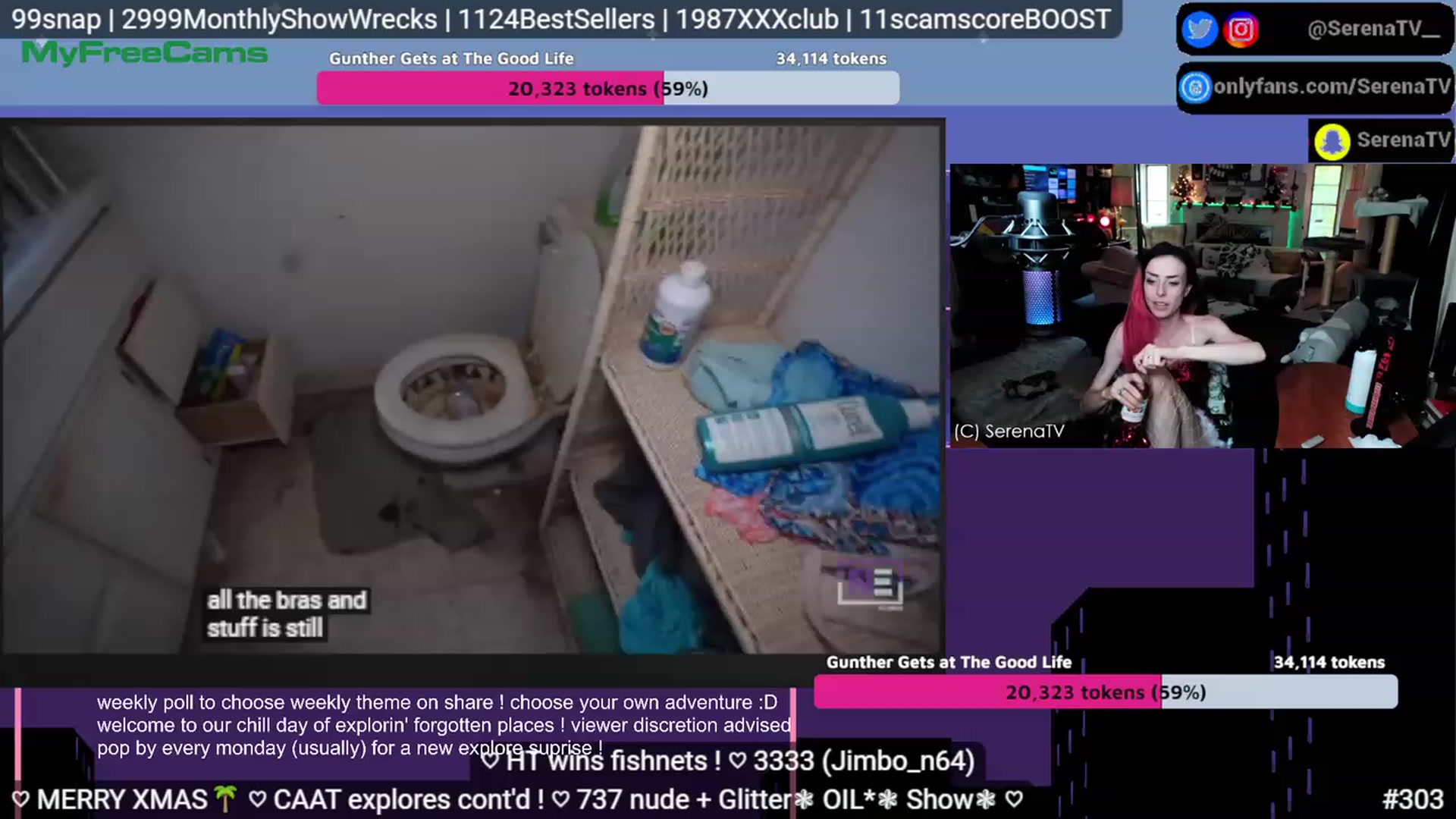 Gallery image thumbnail from serenatv's myfreecams stream on, 07/25/2023, 20:47 image 6 of 20