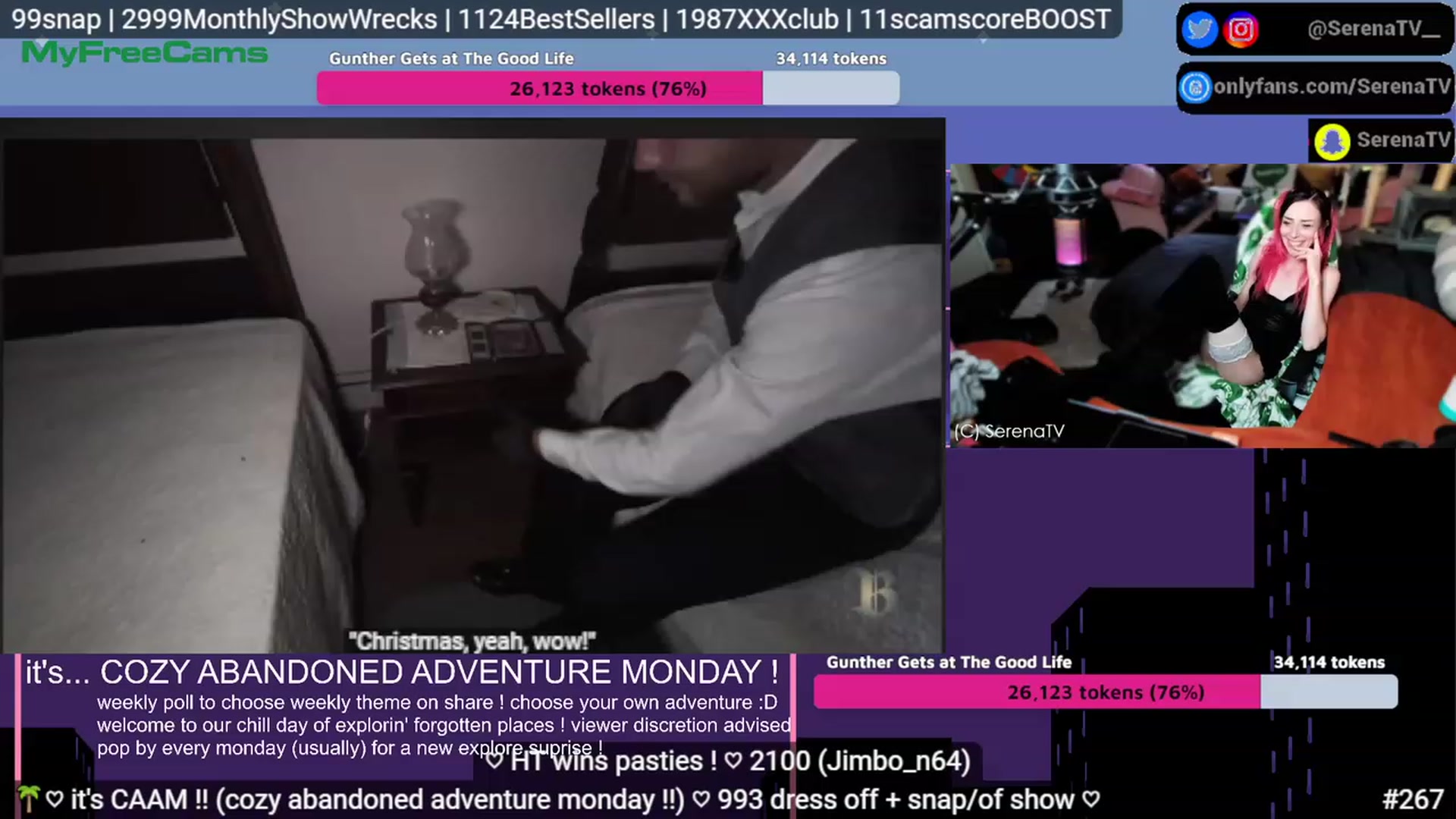 Gallery image thumbnail from serenatv's myfreecams stream on, 07/31/2023, 20:19 image 10 of 20