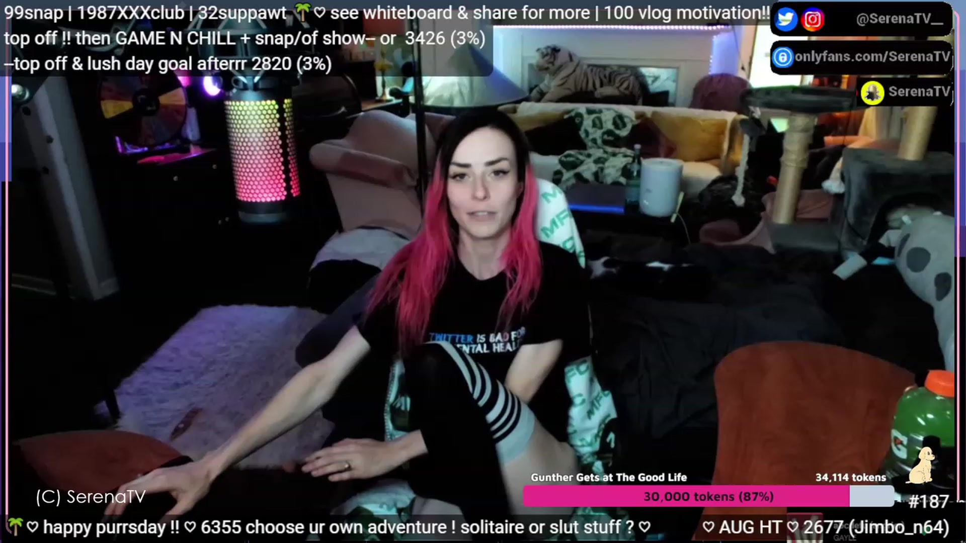 Gallery image thumbnail from serenatv's myfreecams stream on, 08/03/2023, 19:52 image 6 of 20