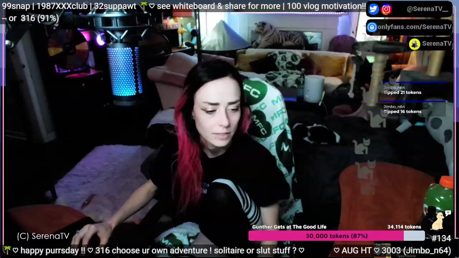 Gallery image thumbnail from serenatv's myfreecams stream on, 08/03/2023, 19:52 image 8 of 20