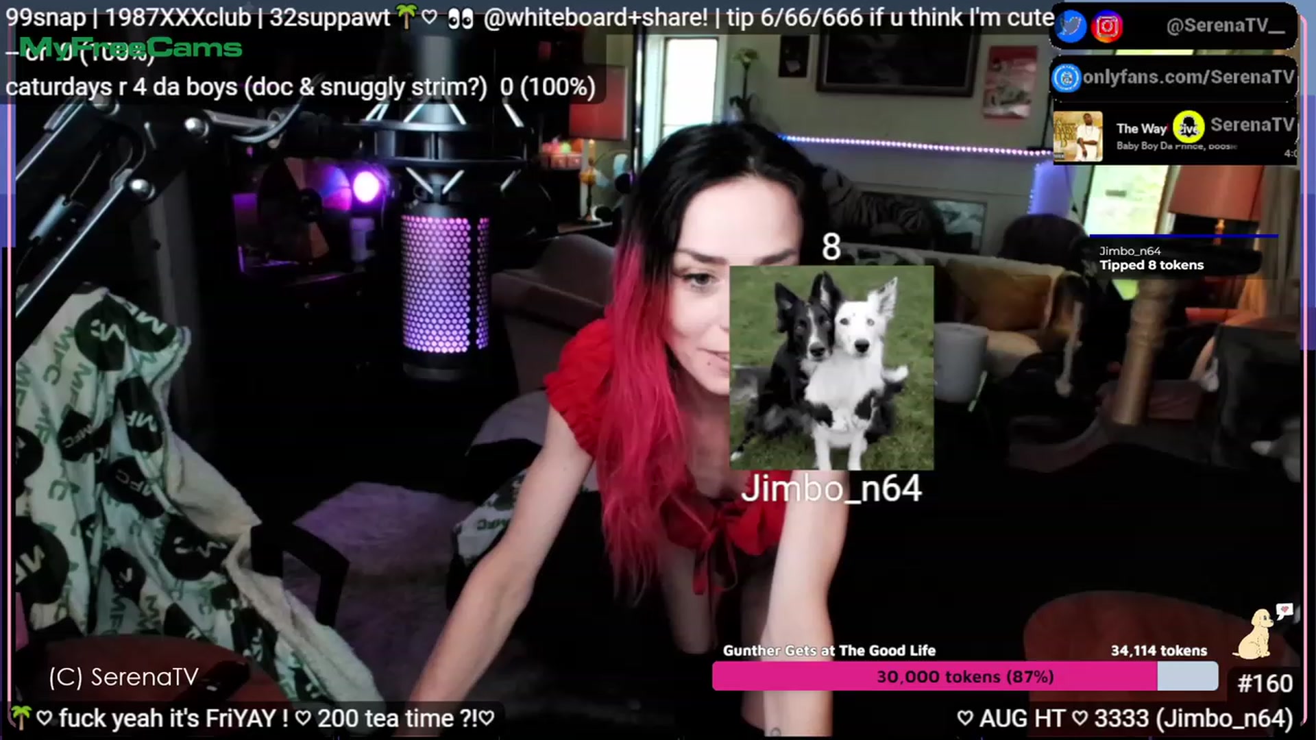 Gallery image thumbnail from serenatv's myfreecams stream on, 08/04/2023, 20:14 image 11 of 20