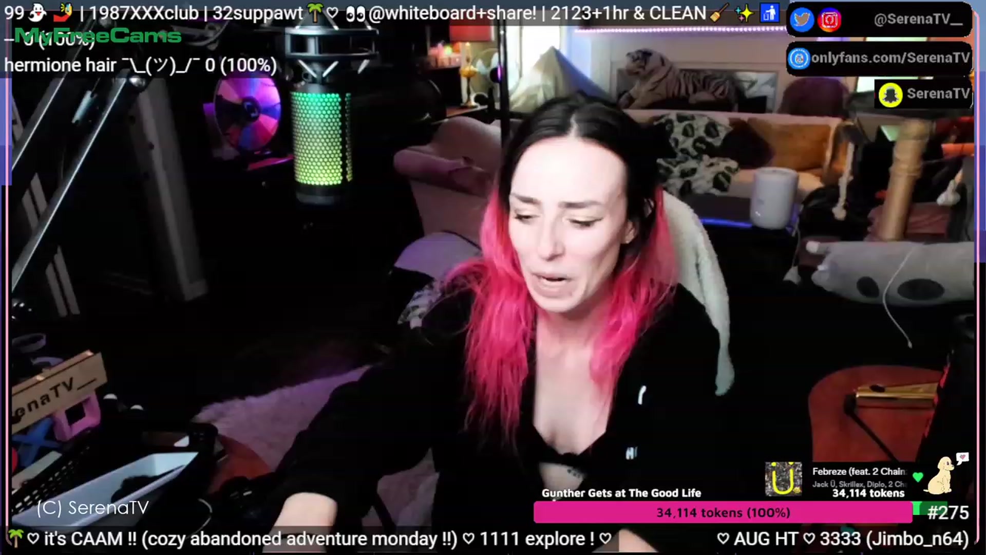 Gallery image thumbnail from serenatv's myfreecams stream on, 08/07/2023, 21:10 image 4 of 20