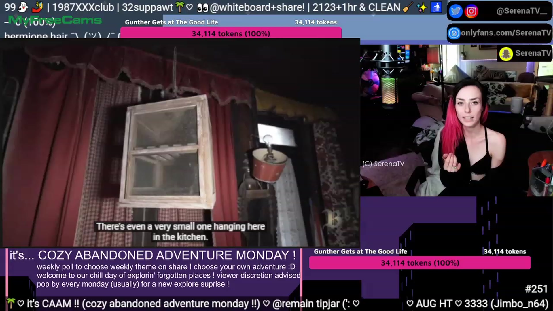 Gallery image thumbnail from serenatv's myfreecams stream on, 08/07/2023, 21:10 image 11 of 20
