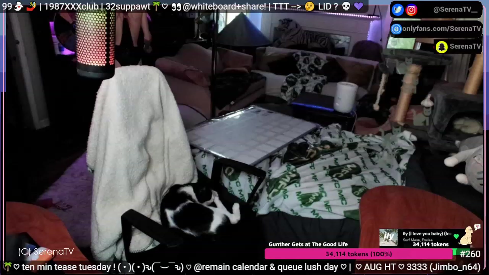 Gallery image thumbnail from serenatv's myfreecams stream on, 08/08/2023, 20:05 image 9 of 20