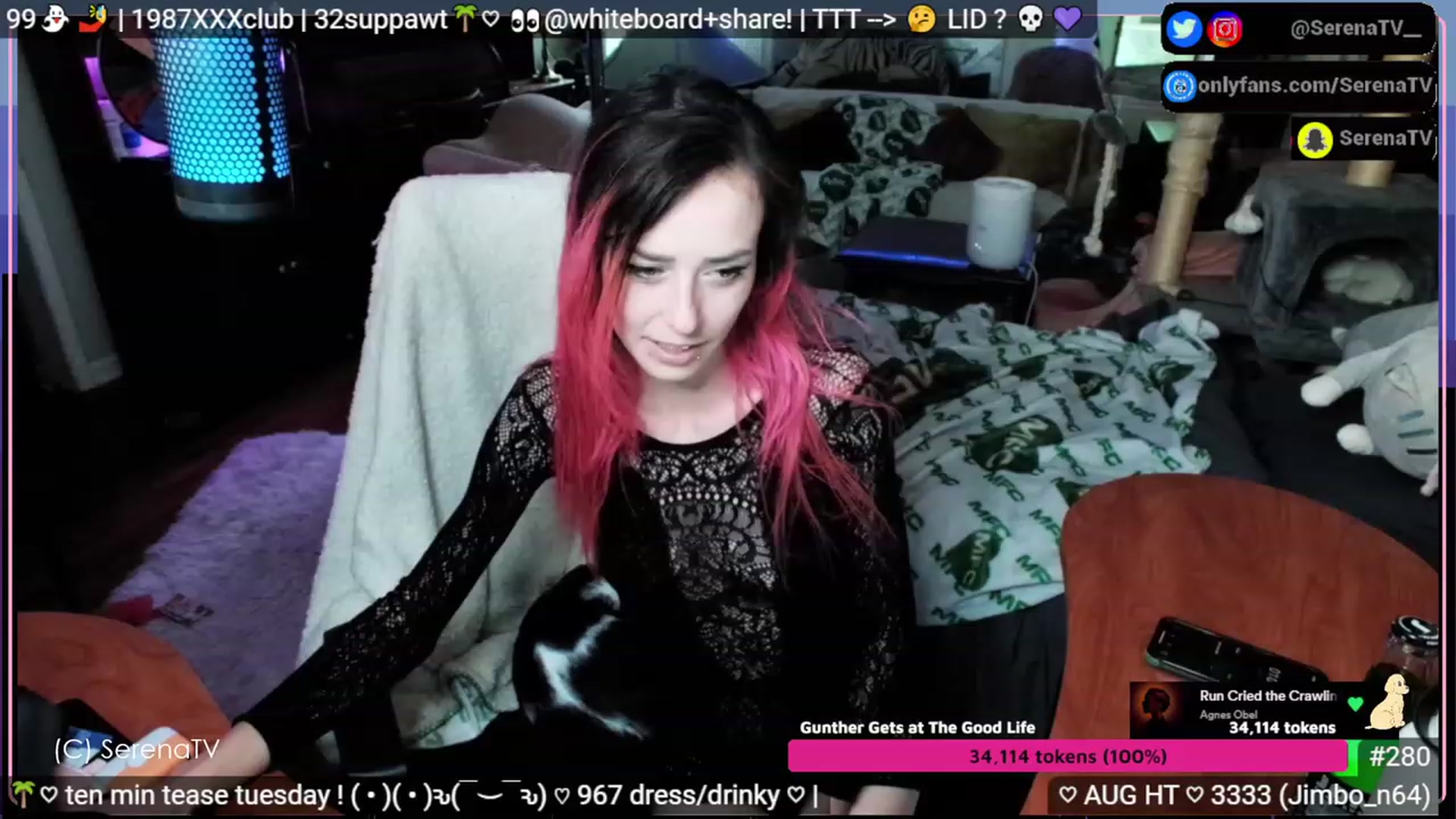 Gallery image thumbnail from serenatv's myfreecams stream on, 08/08/2023, 20:05 image 4 of 20