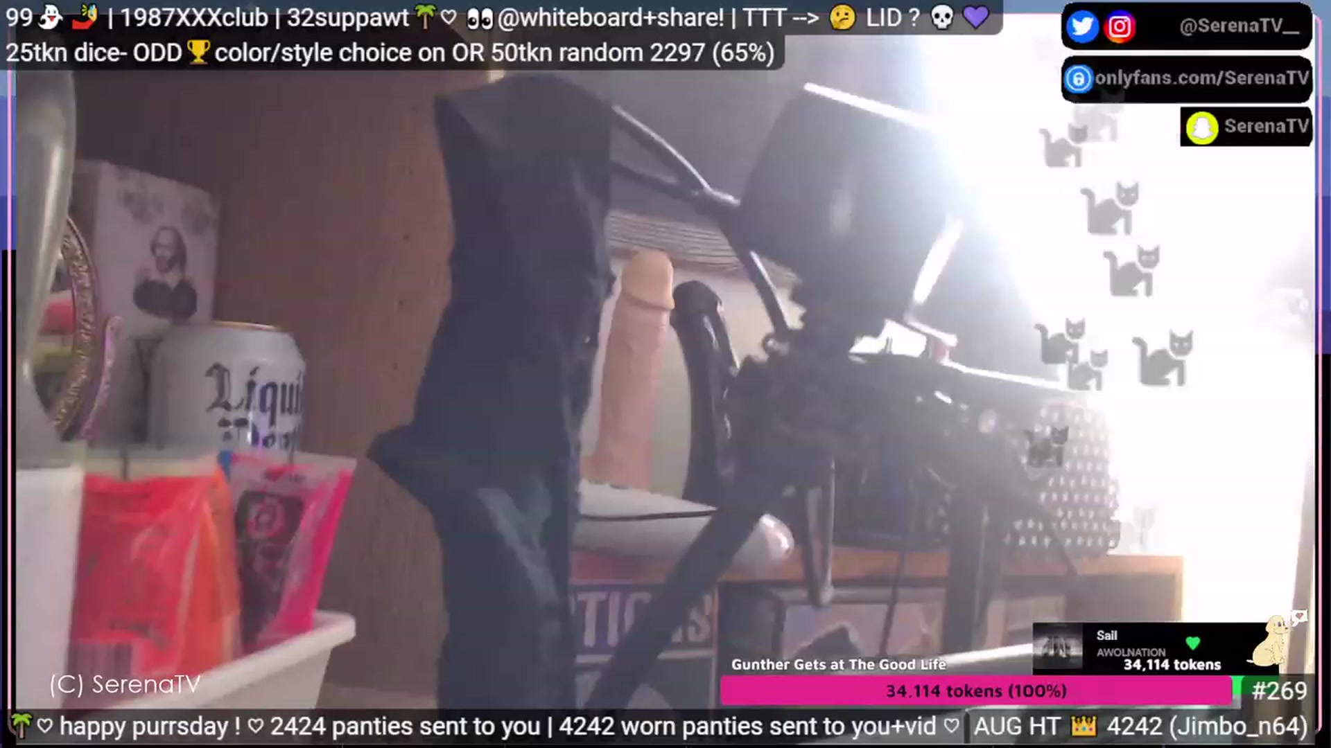 Gallery image thumbnail from serenatv's myfreecams stream on, 08/10/2023, 20:08 image 7 of 20