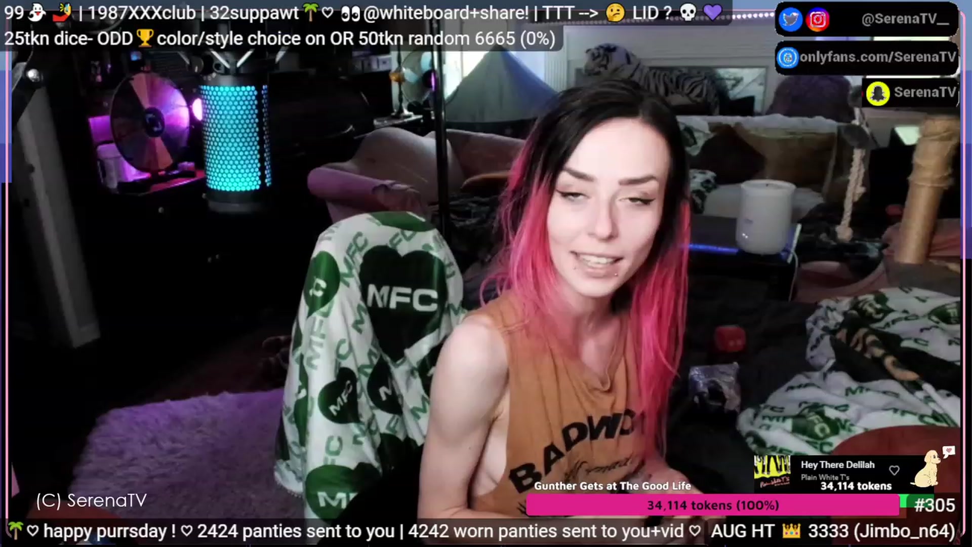 Gallery image thumbnail from serenatv's myfreecams stream on, 08/10/2023, 20:08 image 3 of 20