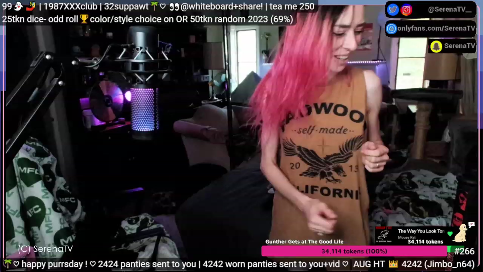 Gallery image thumbnail from serenatv's myfreecams stream on, 08/10/2023, 20:08 image 10 of 20