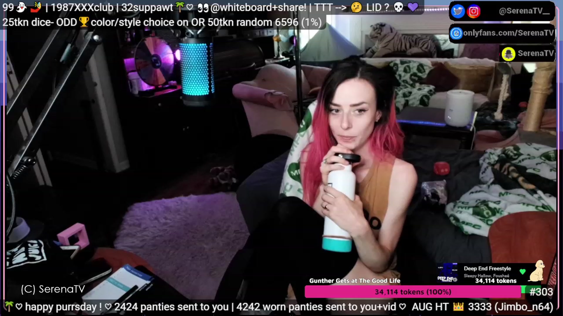 Gallery image thumbnail from serenatv's myfreecams stream on, 08/10/2023, 20:08 image 4 of 20