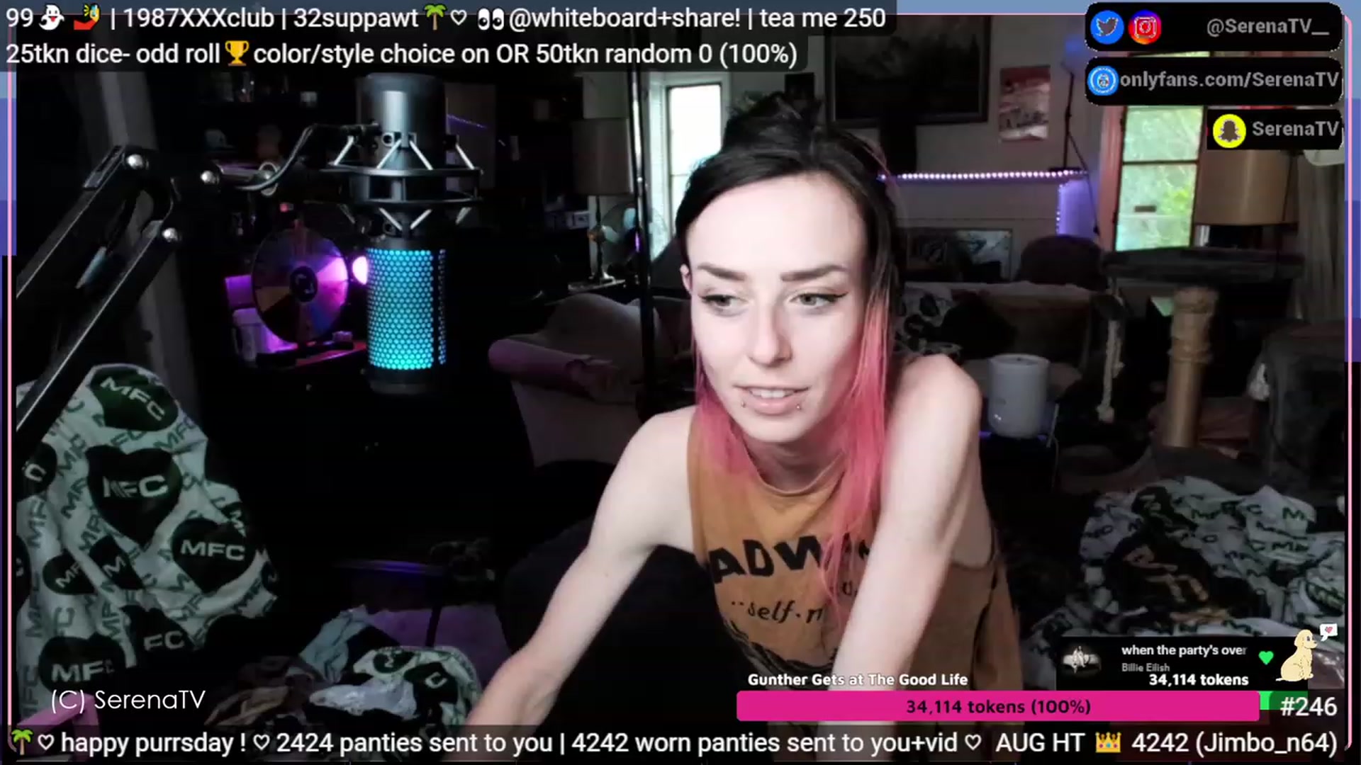 Gallery image thumbnail from serenatv's myfreecams stream on, 08/10/2023, 20:29 image 17 of 20