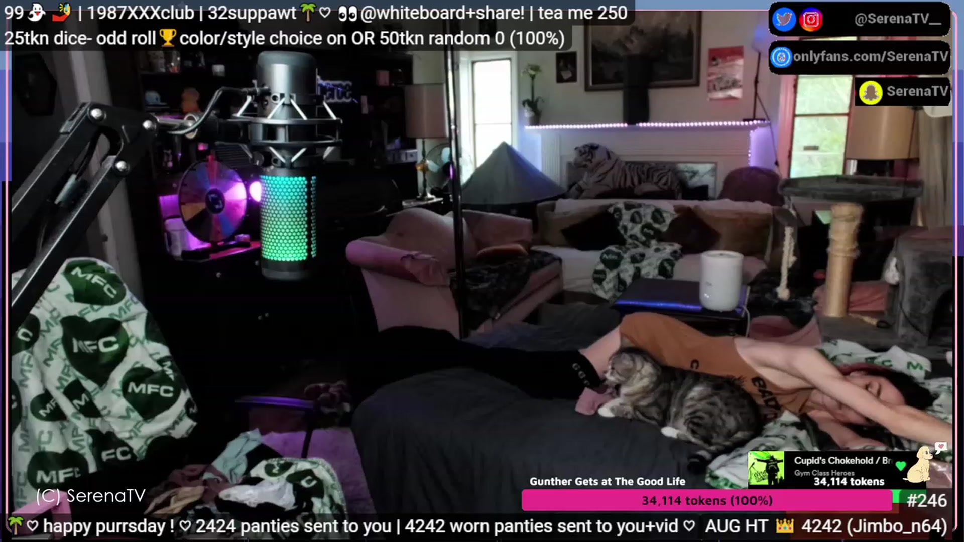 Gallery image thumbnail from serenatv's myfreecams stream on, 08/10/2023, 20:29 image 13 of 20