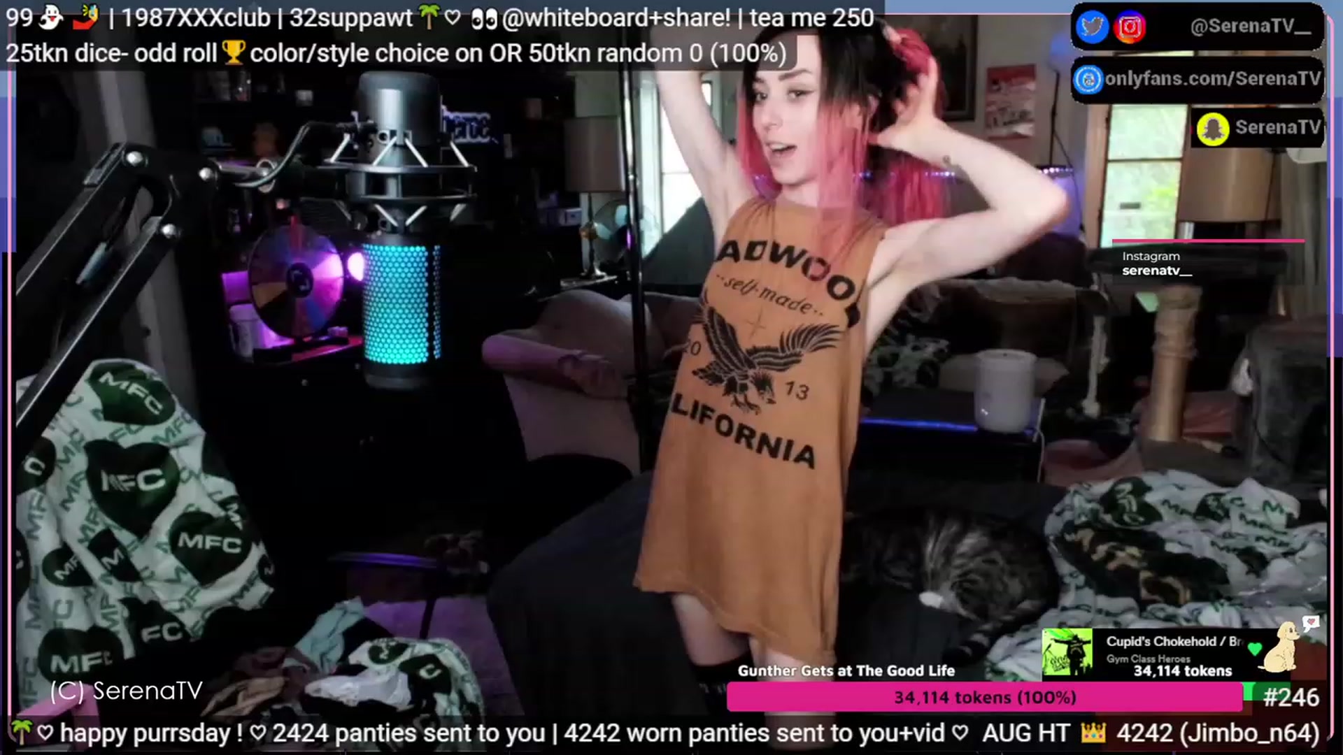 Gallery image thumbnail from serenatv's myfreecams stream on, 08/10/2023, 20:29 image 10 of 20