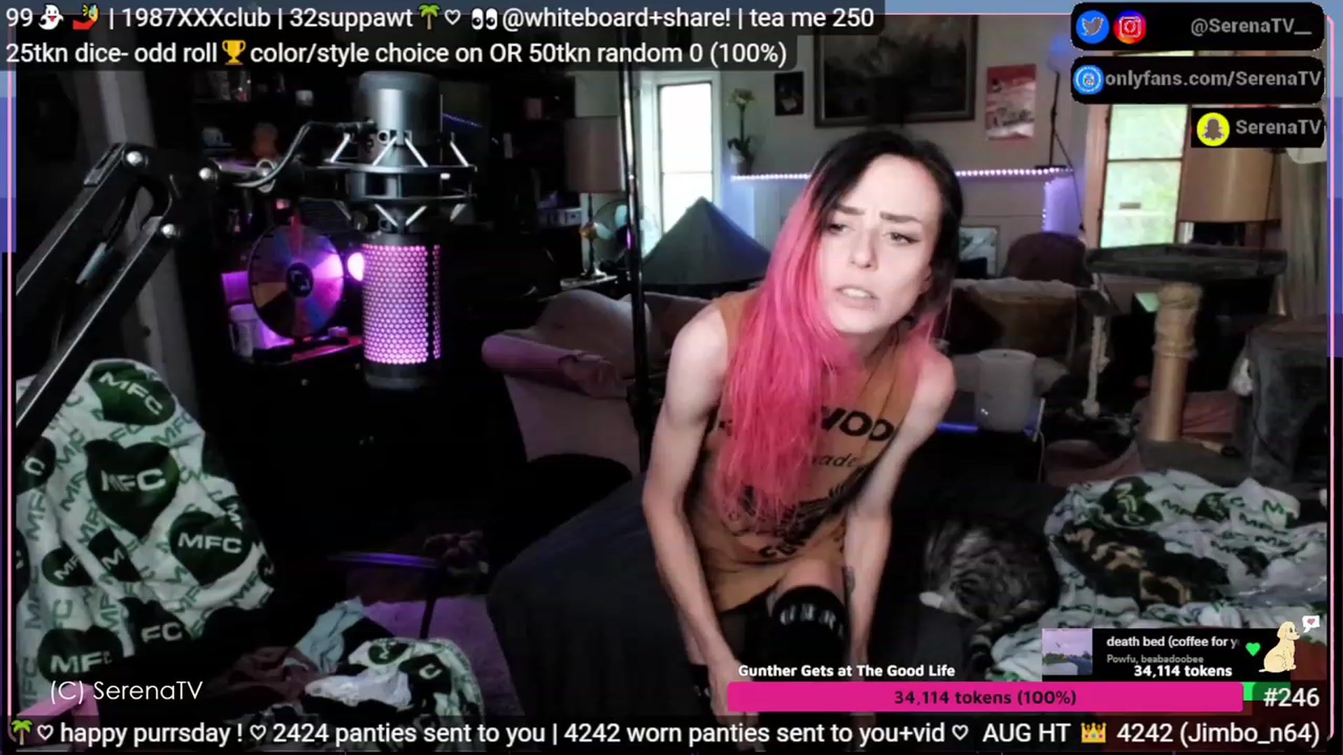 Gallery image thumbnail from serenatv's myfreecams stream on, 08/10/2023, 20:29 image 8 of 20