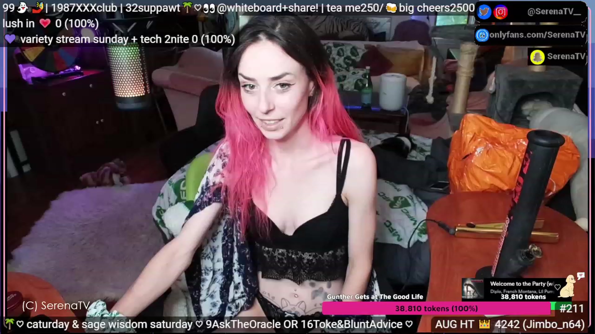 Gallery image thumbnail from serenatv's myfreecams stream on, 08/12/2023, 20:07 image 13 of 20