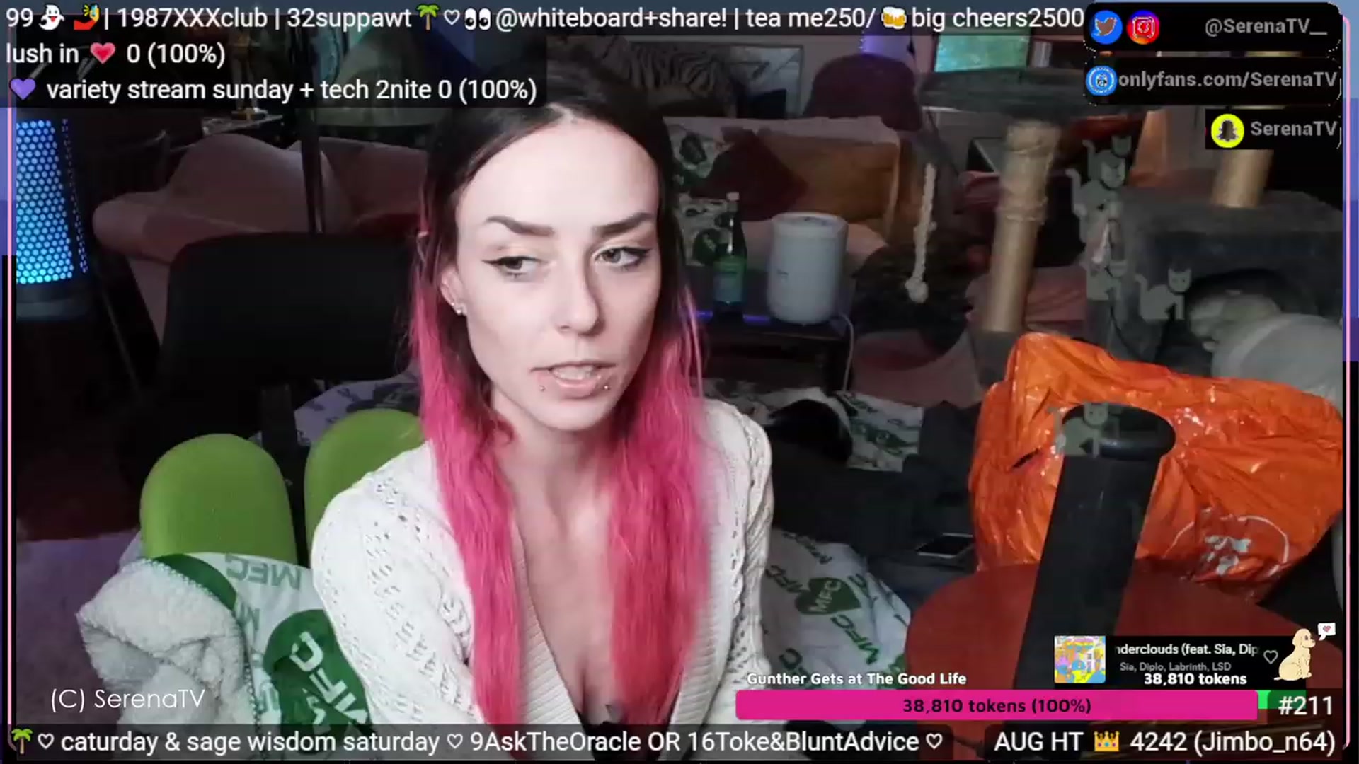 Gallery image thumbnail from serenatv's myfreecams stream on, 08/12/2023, 20:07 image 9 of 20