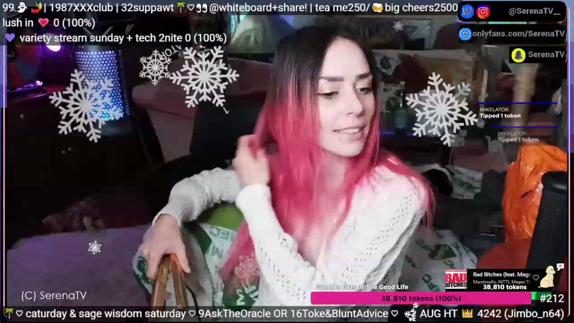 Gallery image thumbnail from serenatv's myfreecams stream on, 08/12/2023, 20:07 image 8 of 20