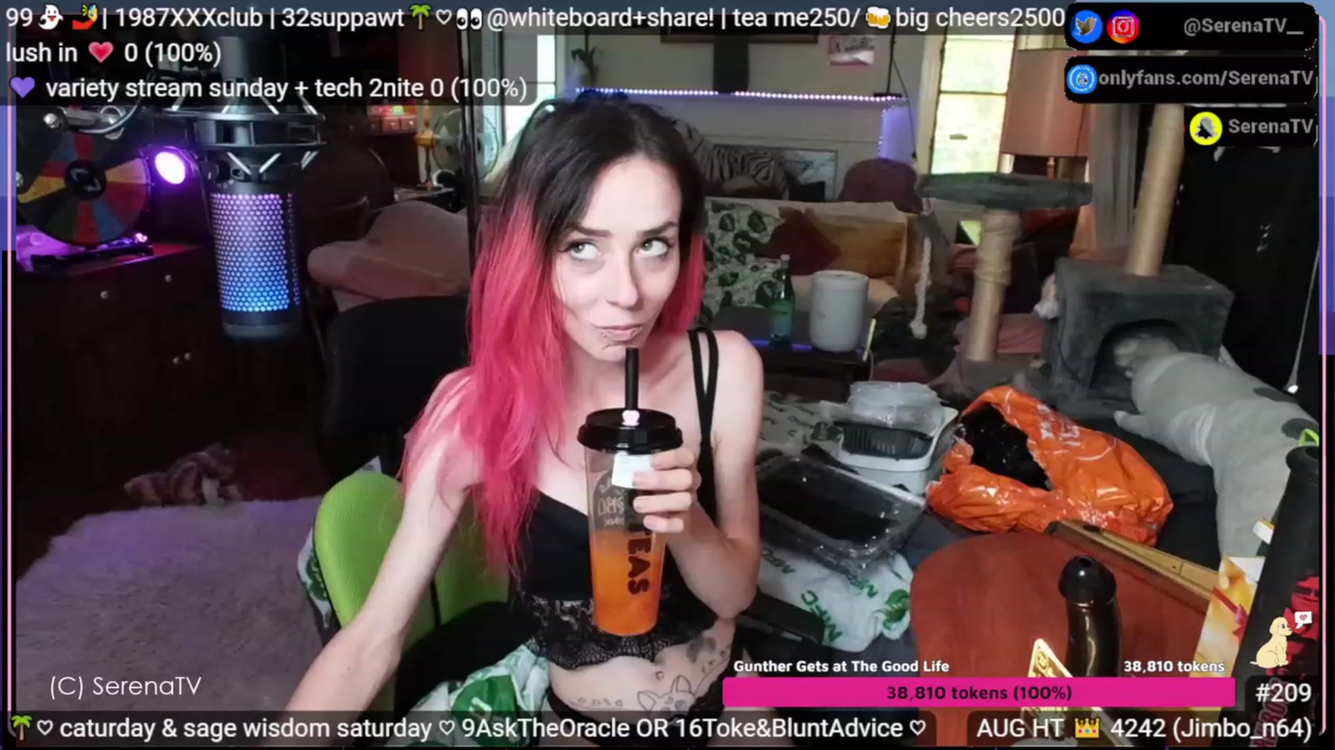 Gallery image thumbnail from serenatv's myfreecams stream on, 08/12/2023, 21:43 image 12 of 20