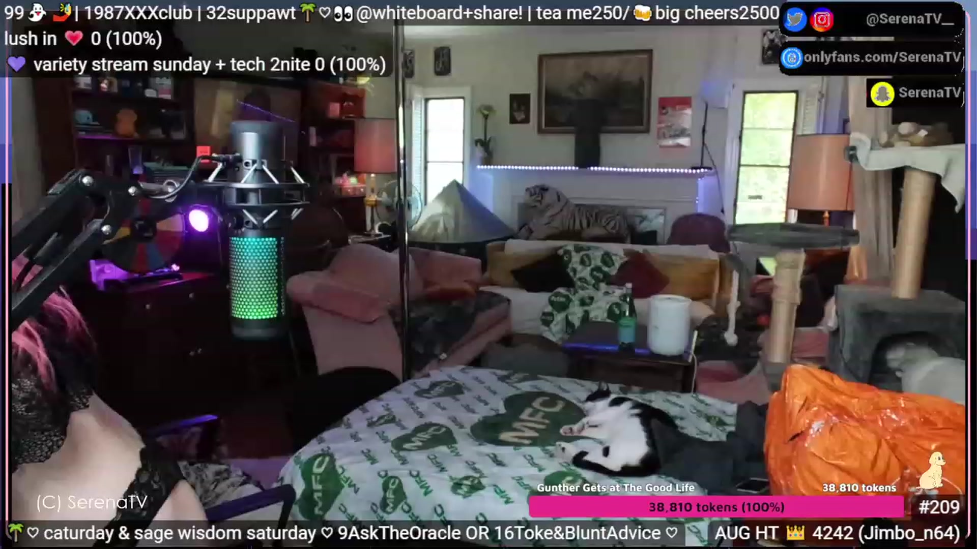 Gallery image thumbnail from serenatv's myfreecams stream on, 08/12/2023, 21:43 image 1 of 20