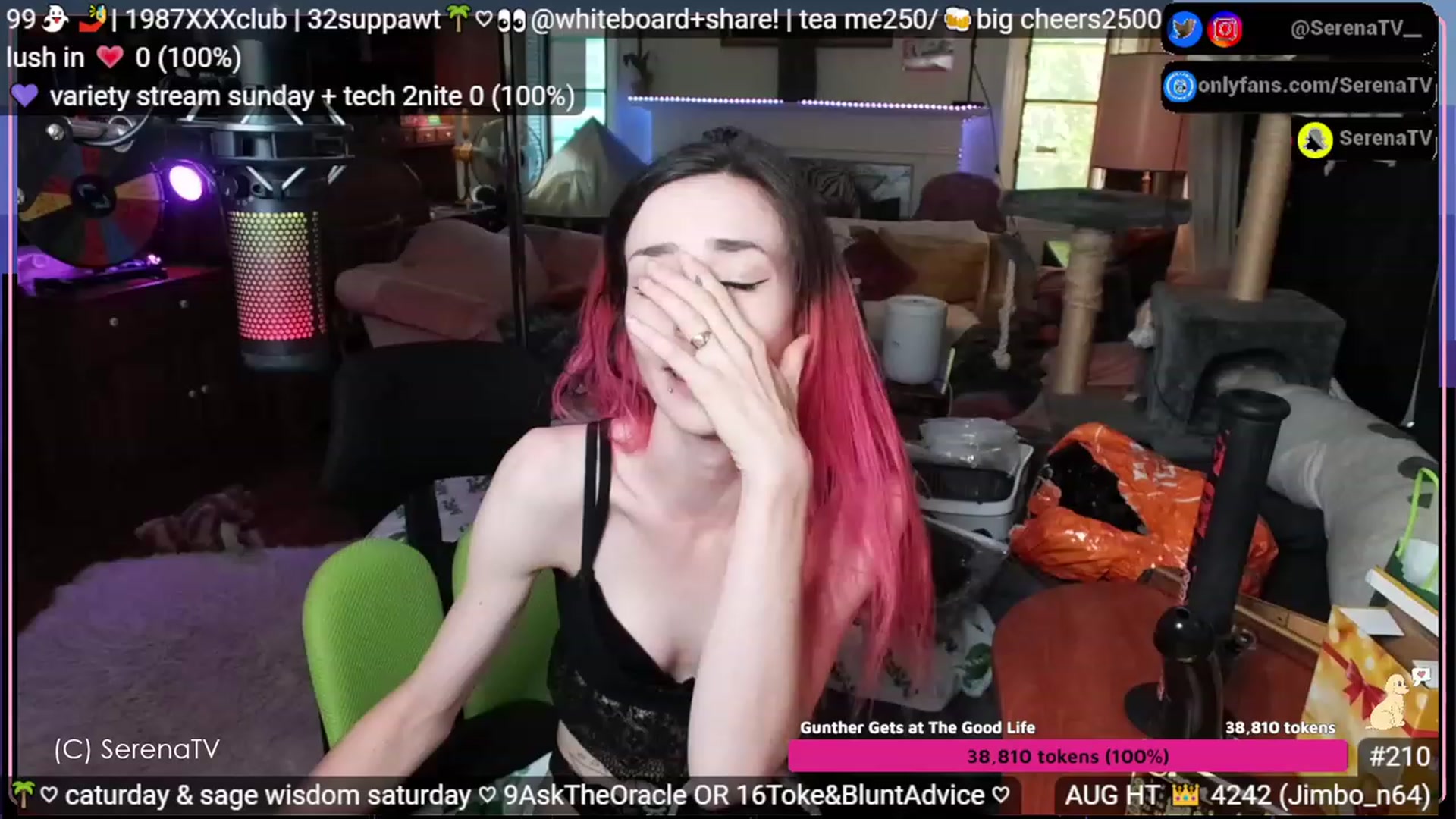 Gallery image thumbnail from serenatv's myfreecams stream on, 08/12/2023, 21:43 image 18 of 20