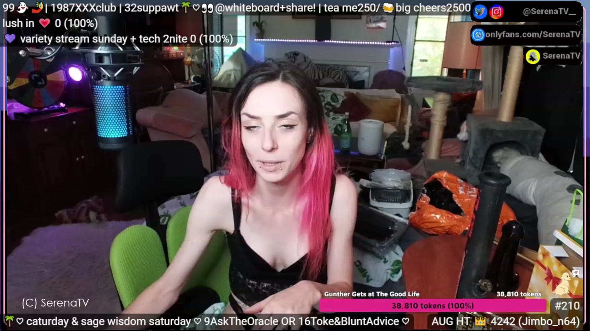 Gallery image thumbnail from serenatv's myfreecams stream on, 08/12/2023, 21:43 image 20 of 20