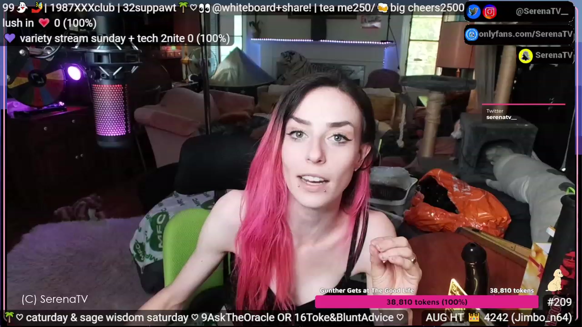 Gallery image thumbnail from serenatv's myfreecams stream on, 08/12/2023, 21:43 image 13 of 20