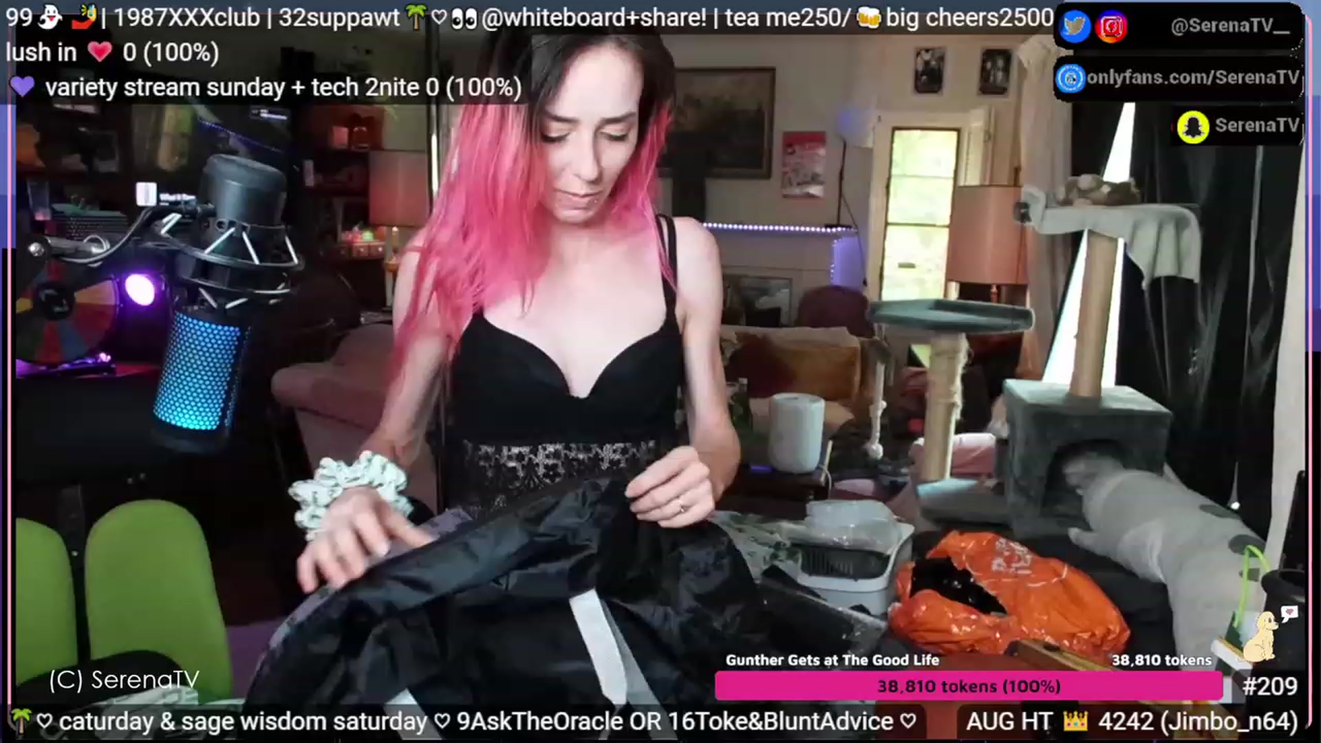 Gallery image thumbnail from serenatv's myfreecams stream on, 08/12/2023, 21:43 image 11 of 20